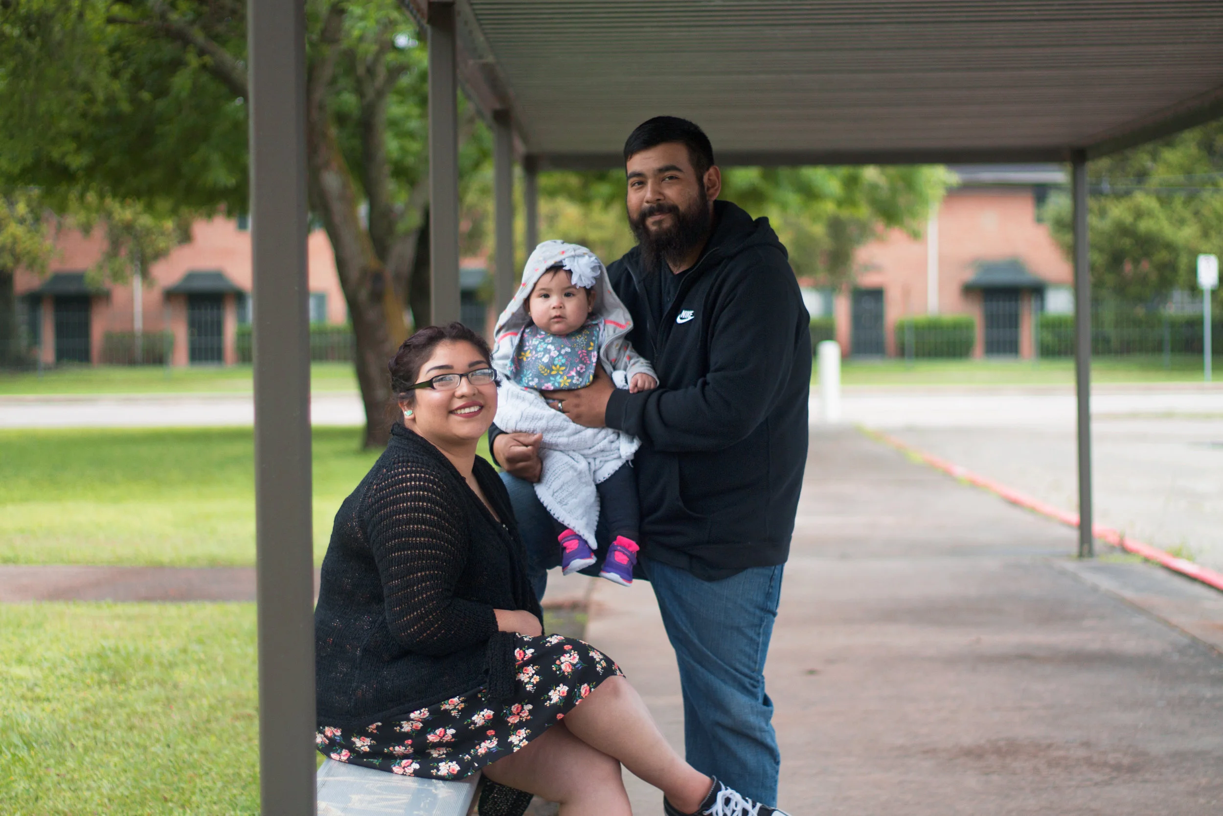 Lilibeth and Danny Delao Jr. with daughter Violet Eve 