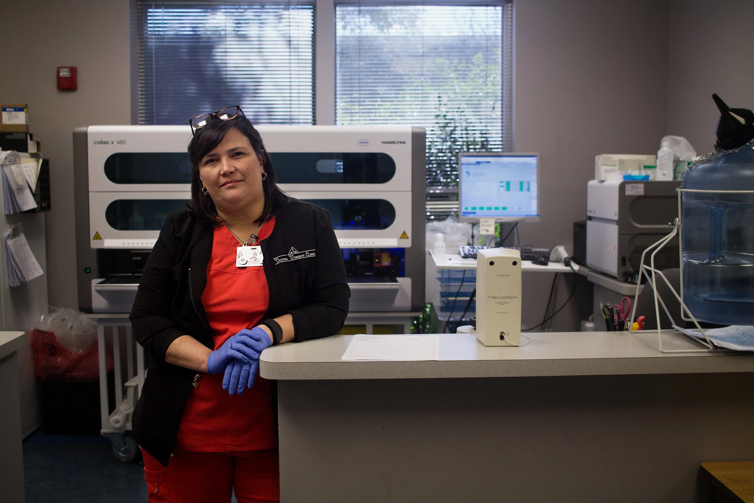 Evelina Valenzuela, 47, Medical Lab Technician/Supervisor of the Victoria Women’s Clinic