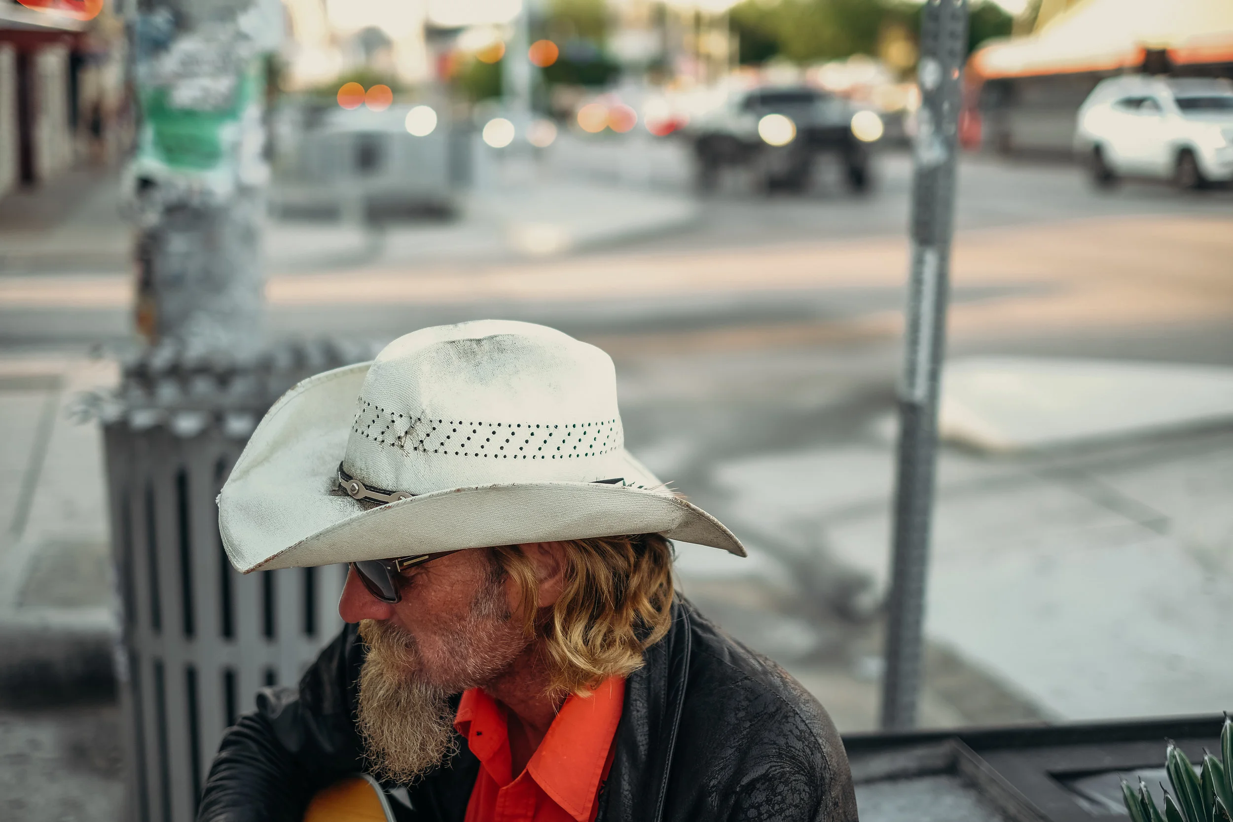  James Anthony Johnson on South Congress, outside of South Congress Cafe 