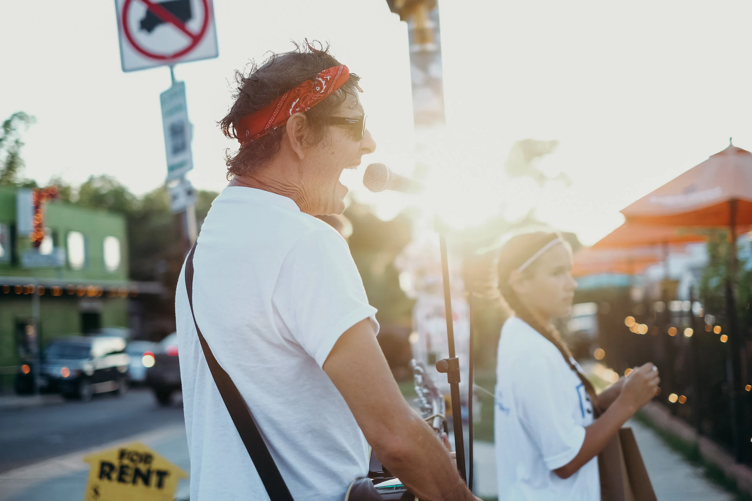 Jerry Wagers playing on South Congress and W. Milton  