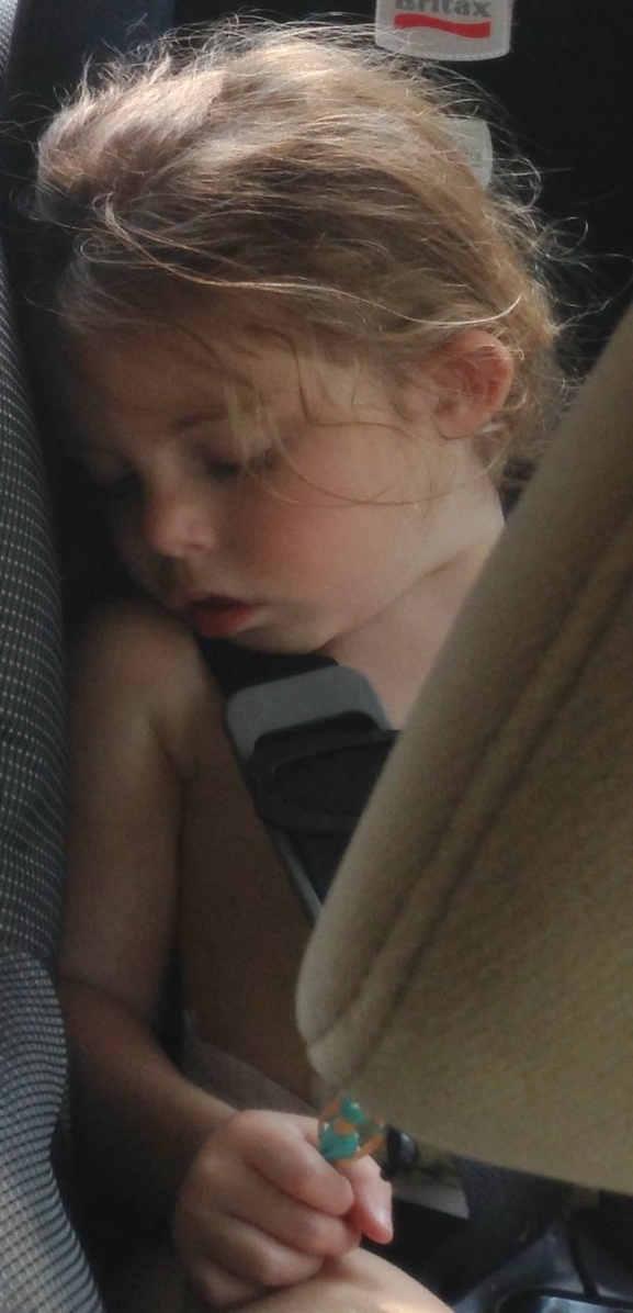 She's clutching a Jasmine (from Aladdin) toy doll. She loved Jasmine. Most kids love the Genie, Amelie not so much. She loved the tiger, Raja, and used to say it's name over and over, only she couldn't really pronounce hard "j" sounds, so it came out more like, "rahhjjtha" which made it even cuter. 🐯 