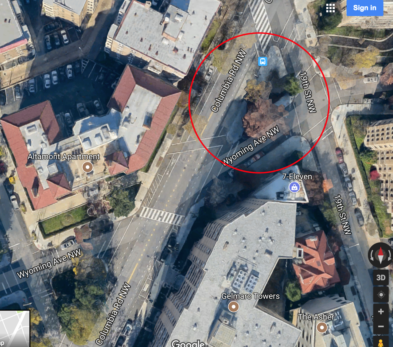 Artist map detailing location. 2017; Digital image.