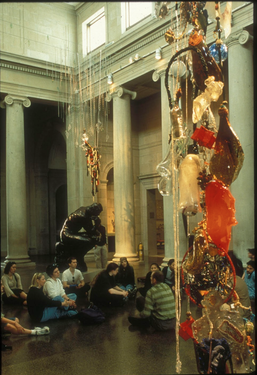 "Joyce J. Scott’s Kickin' it with the Old Masters”, Ciscle with MICA Exhibition Development Seminar, Baltimore Museum of Art, 2000