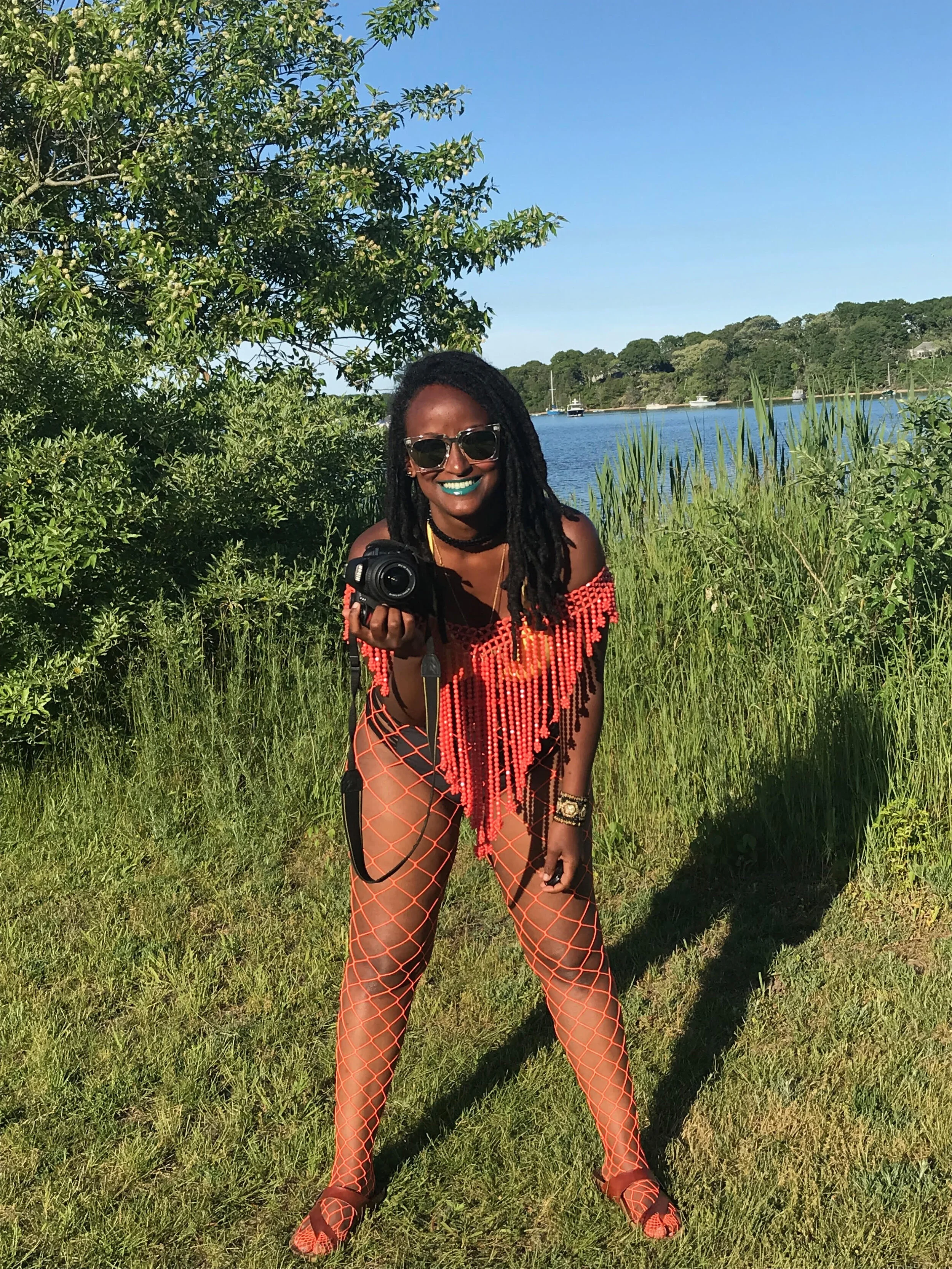 Candid post-production shot in Vineyard Haven