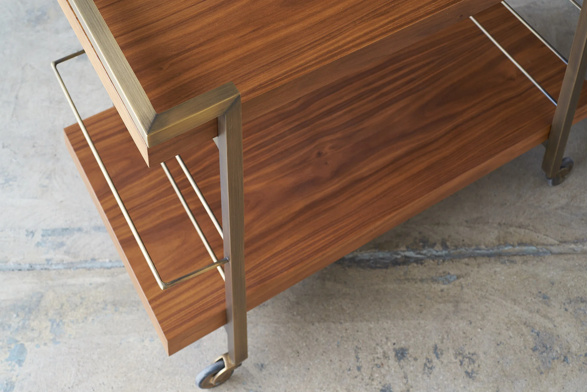 Driscoll Bar Cart_Natural Walnut and Distressed Brass_2.jpg