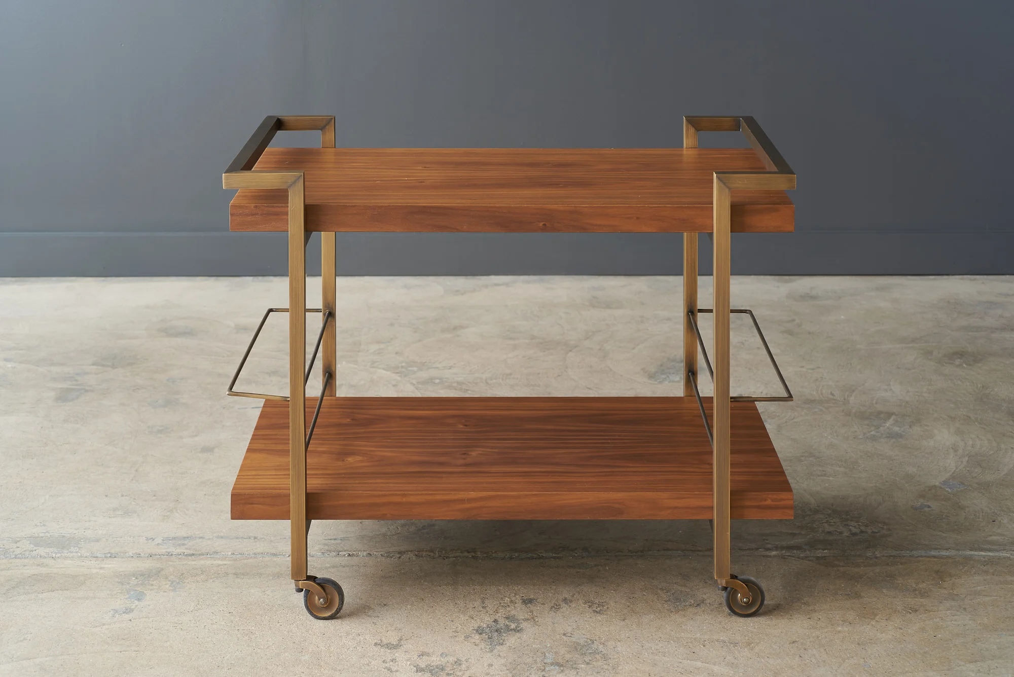 Driscoll Bar Cart_Natural Walnut and Distressed Brass_1.jpg