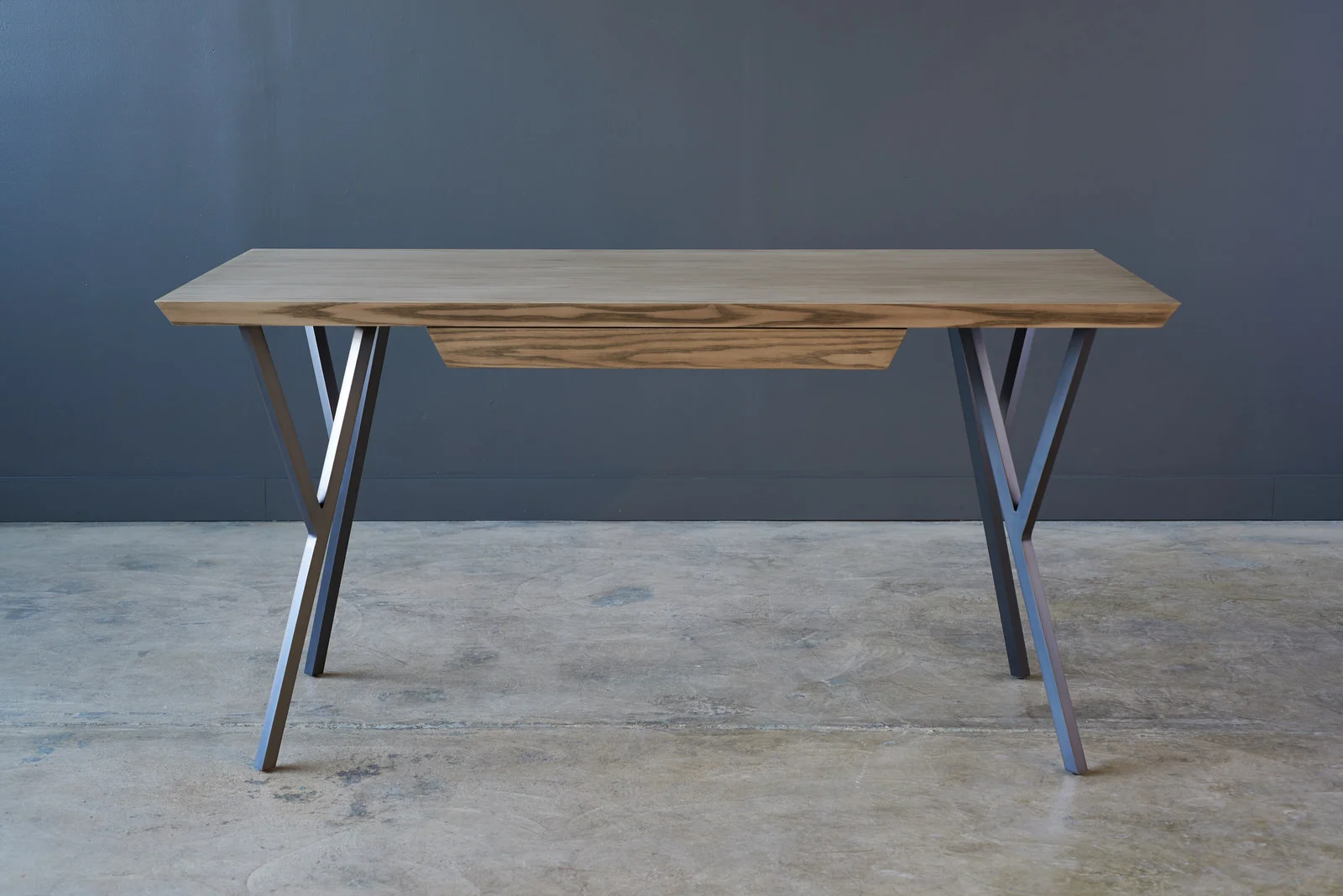 Tim Button Desk_Stone Ash and Burnt Steel Base_1.jpg