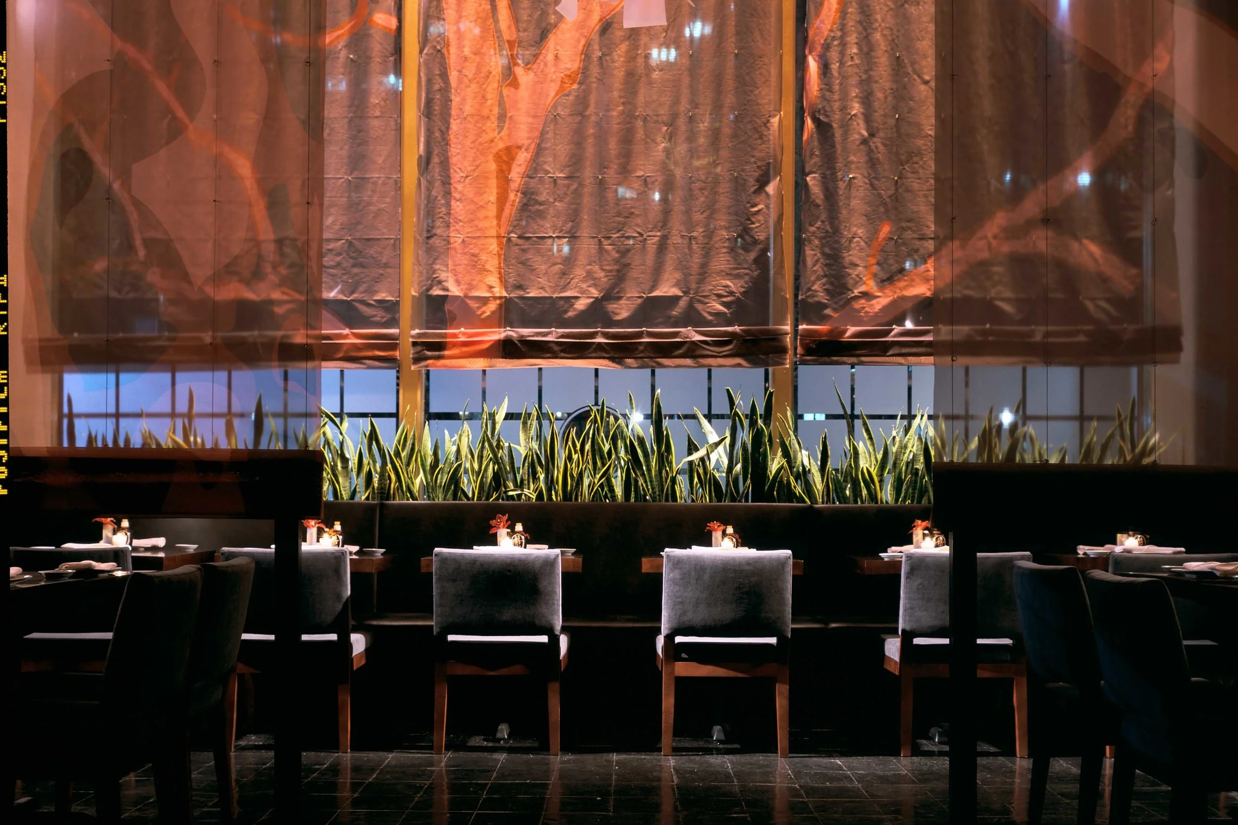 Koi Restaurant - Bryant Park Hotel Shown: Nolita Upholstered Chair
