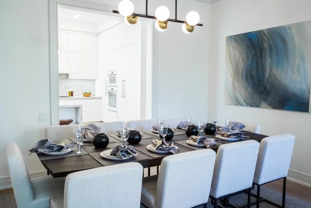 Amy Kaiikow Shown: Fulton Dining Table