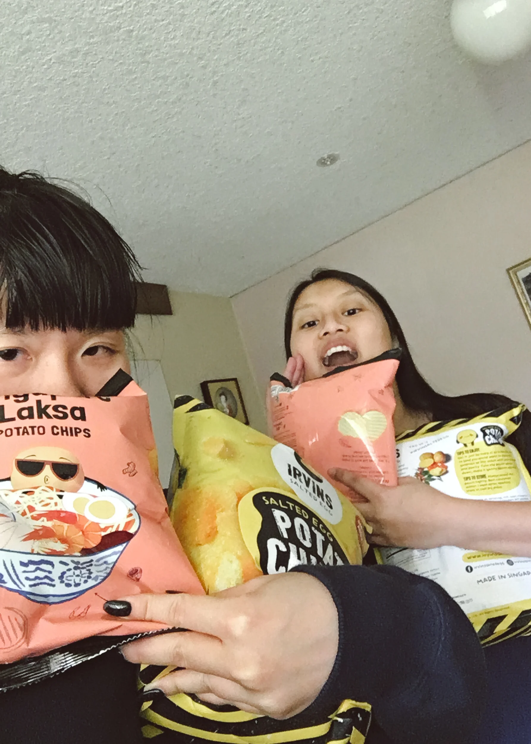 Arrived and received chips from Anna, all the way from Singapore!