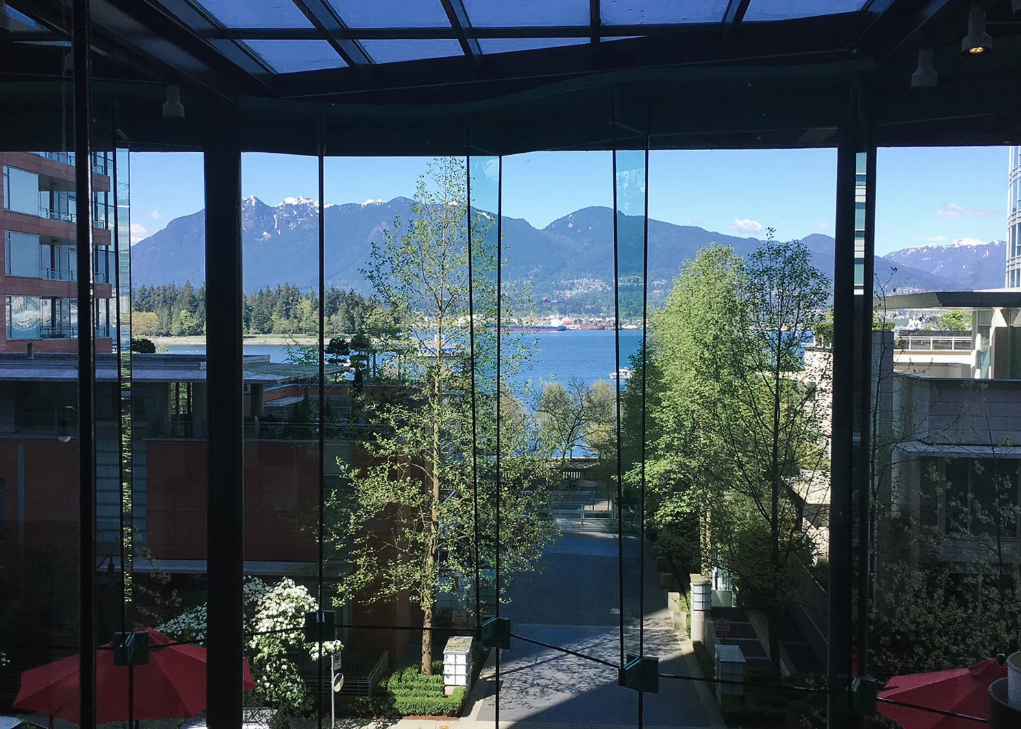View from the hotel where Lena and Kevin got married. 