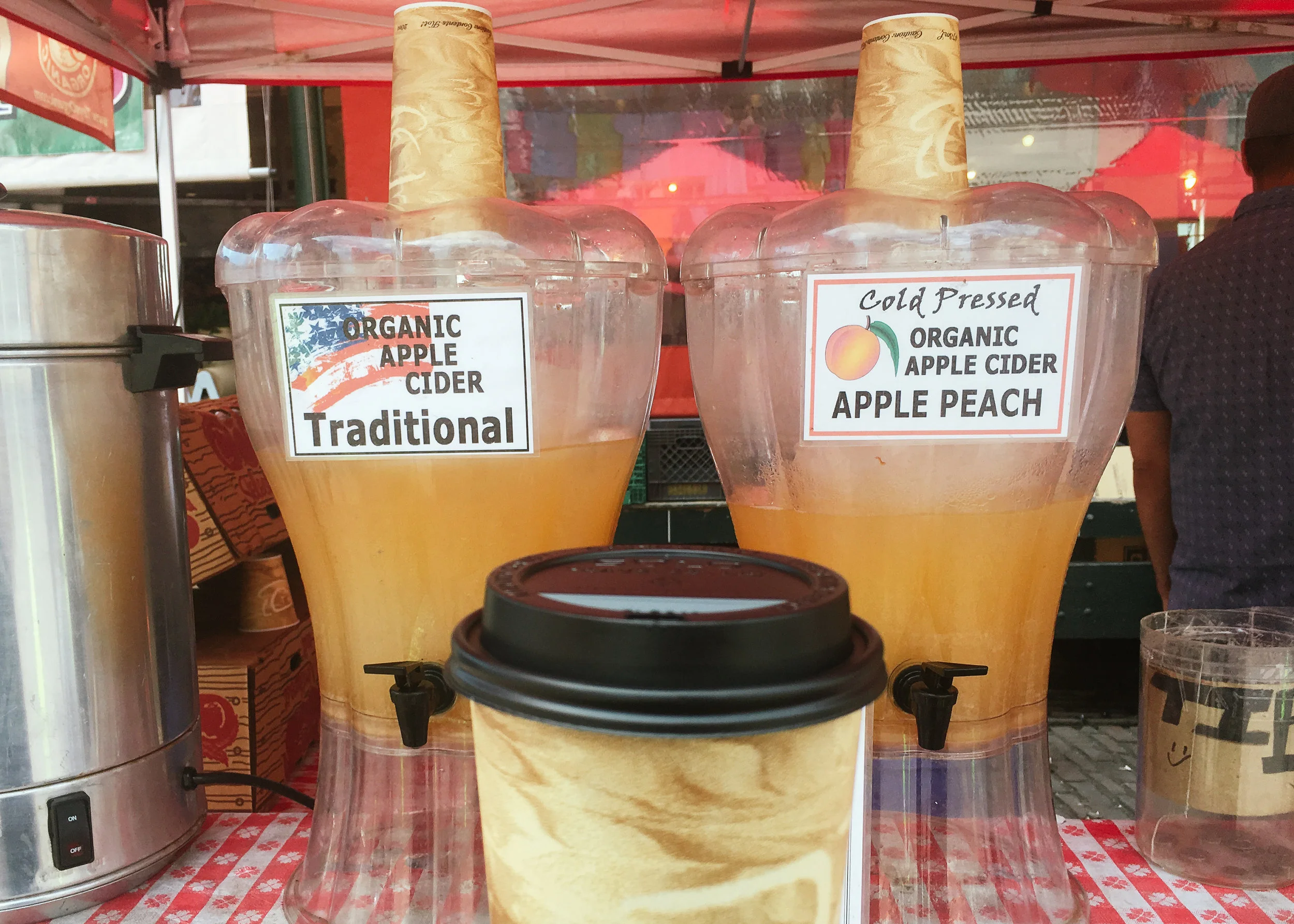 Non-alcoholic cider. Delish. 