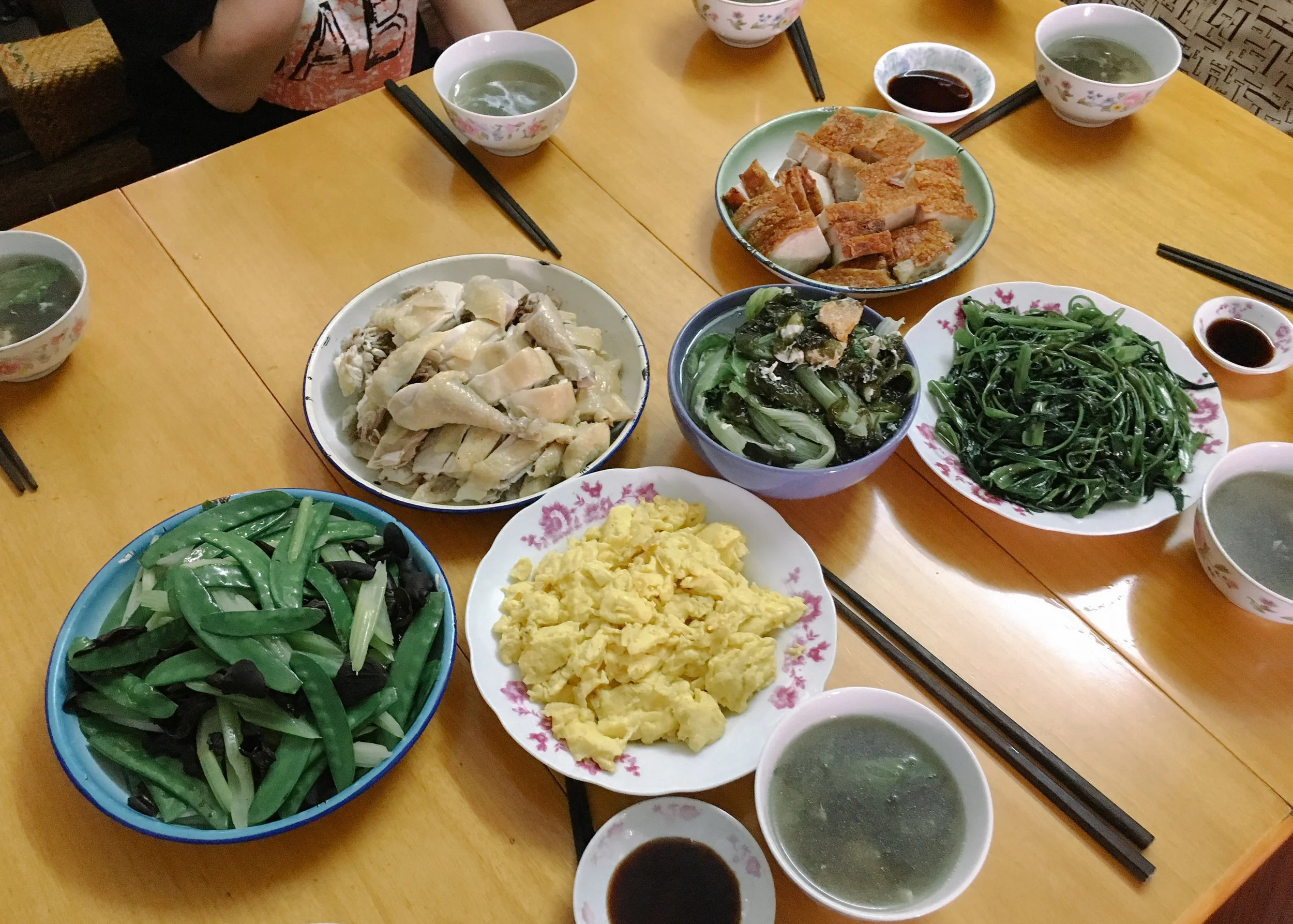 Family lunch with grandma