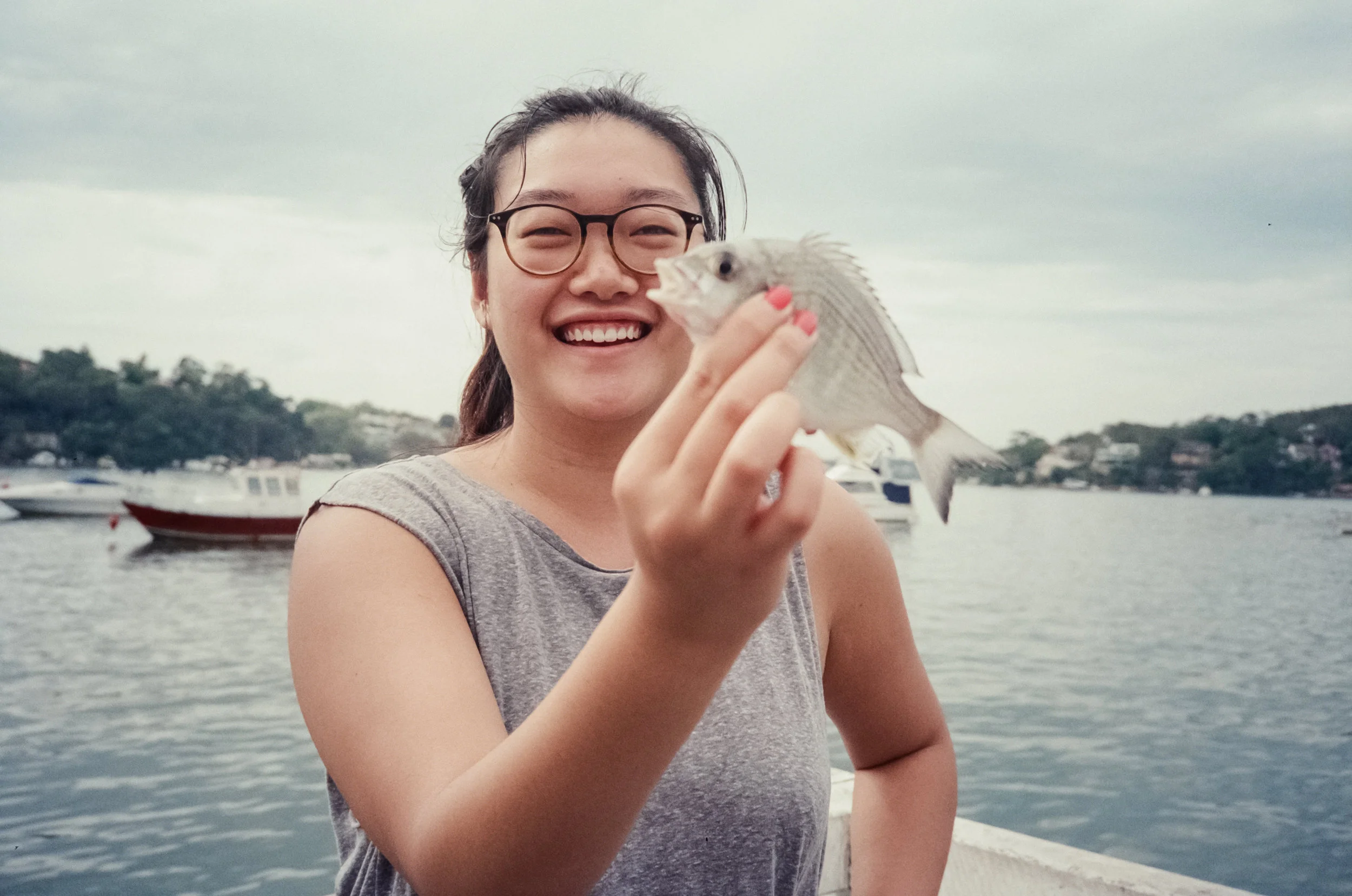 Frances with a fish!