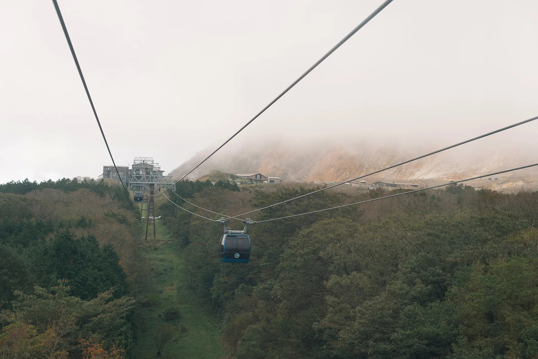 Took the ropeway down.