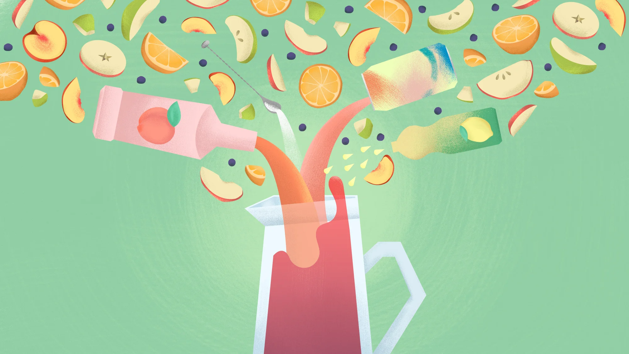 Illustration for The Takeout article, “ My mom's cheapo wine sangria is better than all your fancy versions ”
