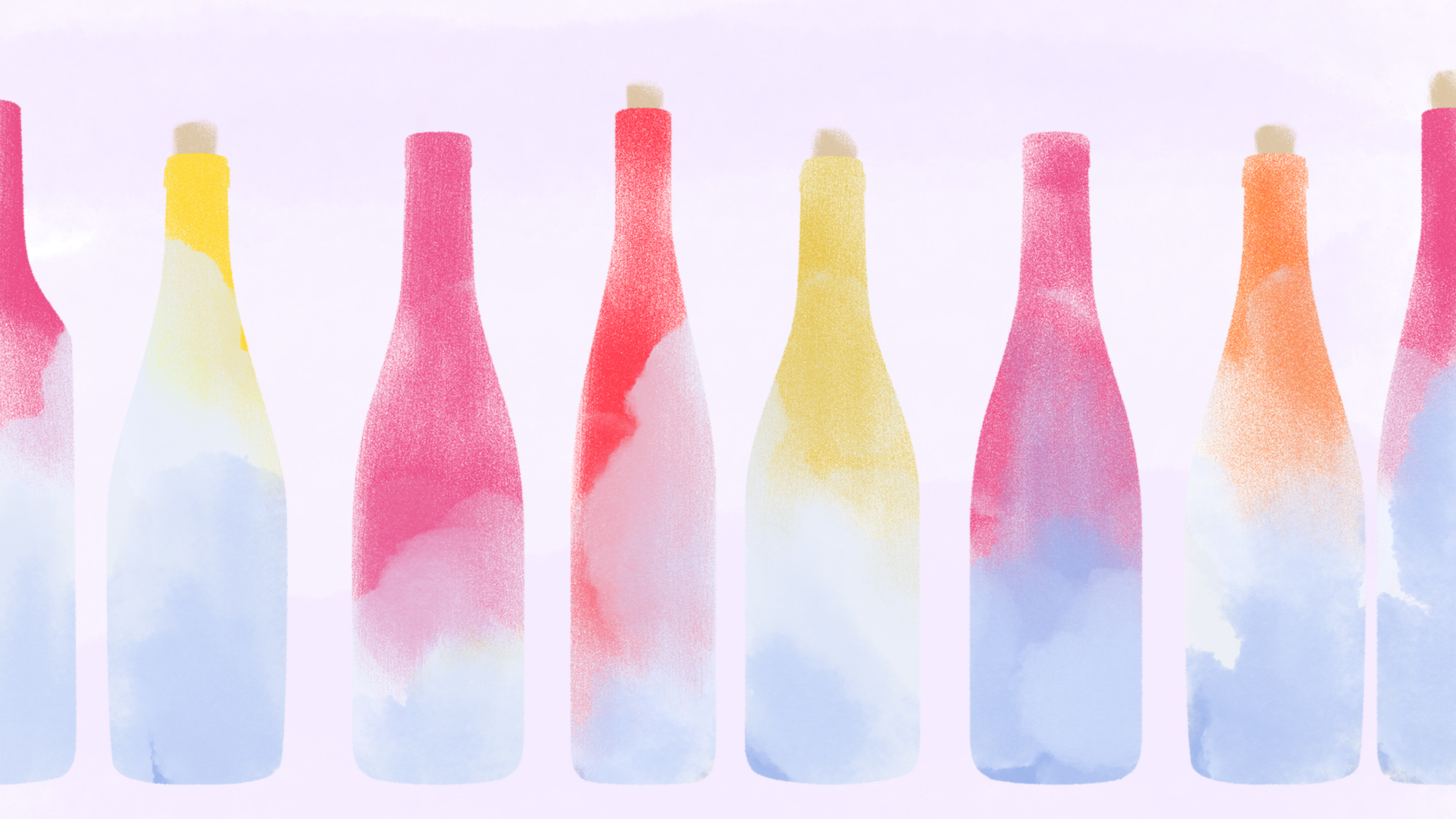 Illustration for The Takeout article, “What’s the fastest way to chill wine?”