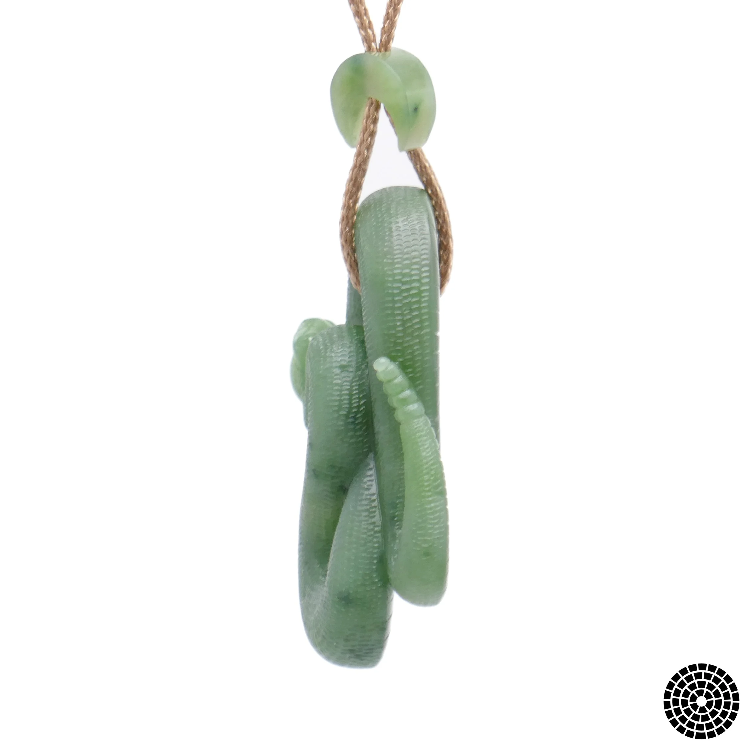 Handmade Jade Snake, rattlesnake -6.jpg