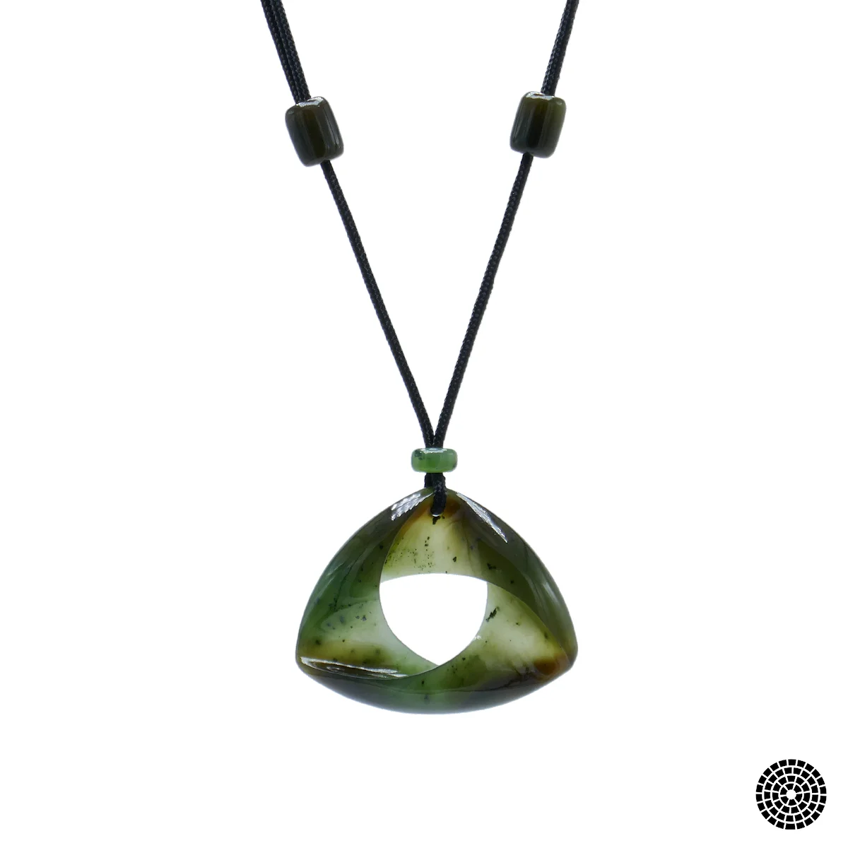California Jade Carvings - California Jade Triple Möbius - Handmade Jade Pendant Neckace 4.jpg