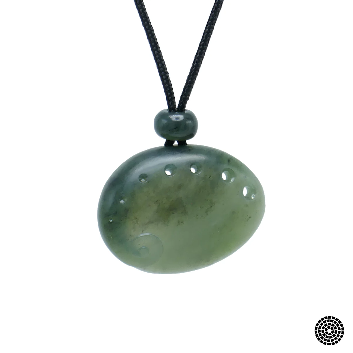 California Jade Carvings - Big Sur, California Jade Abalone Shell - Handmade Jade Necklace 1.jpg
