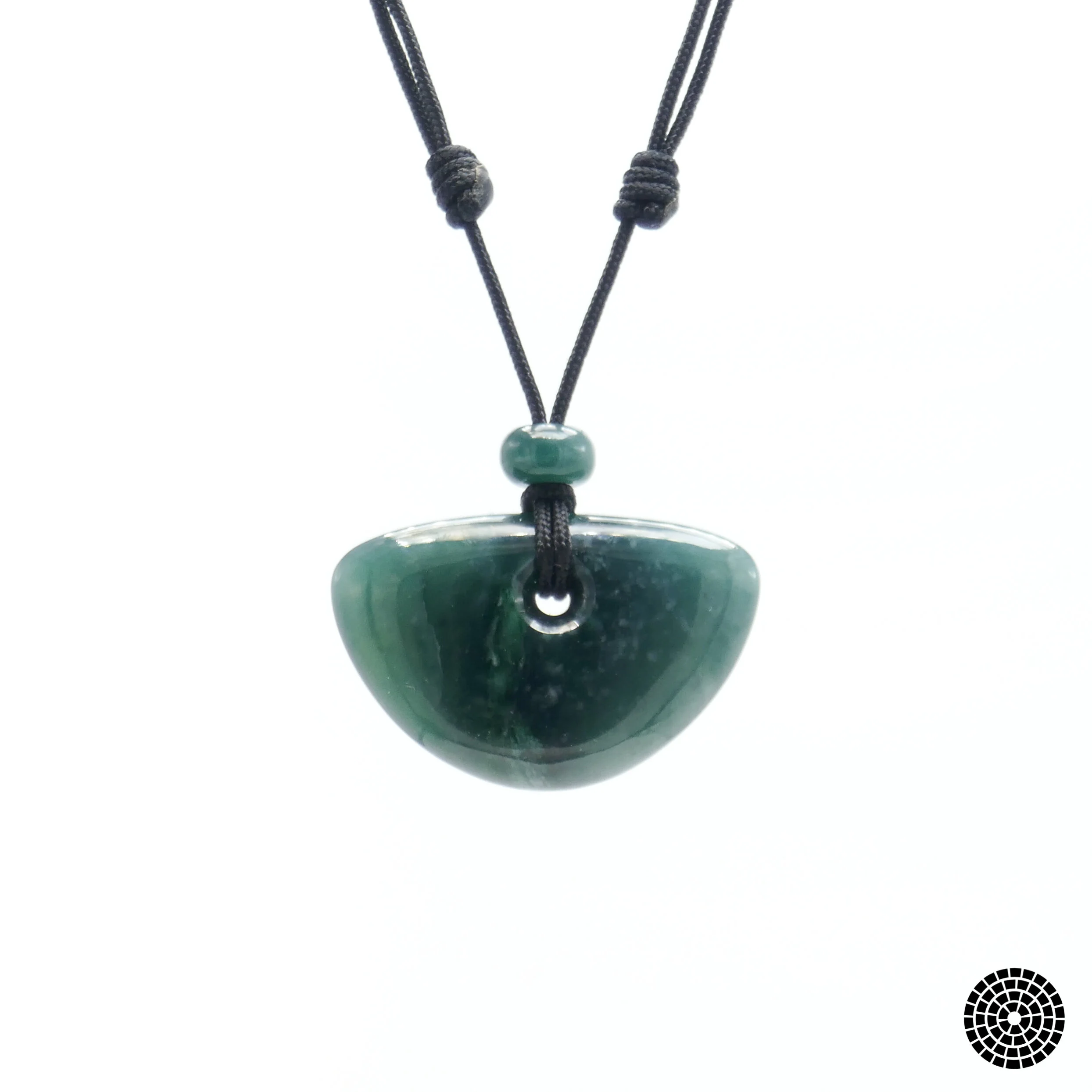 California Jade Carvings - Handcarved Guatemalan Blue Jadeite Pendant Necklace 1E.jpg