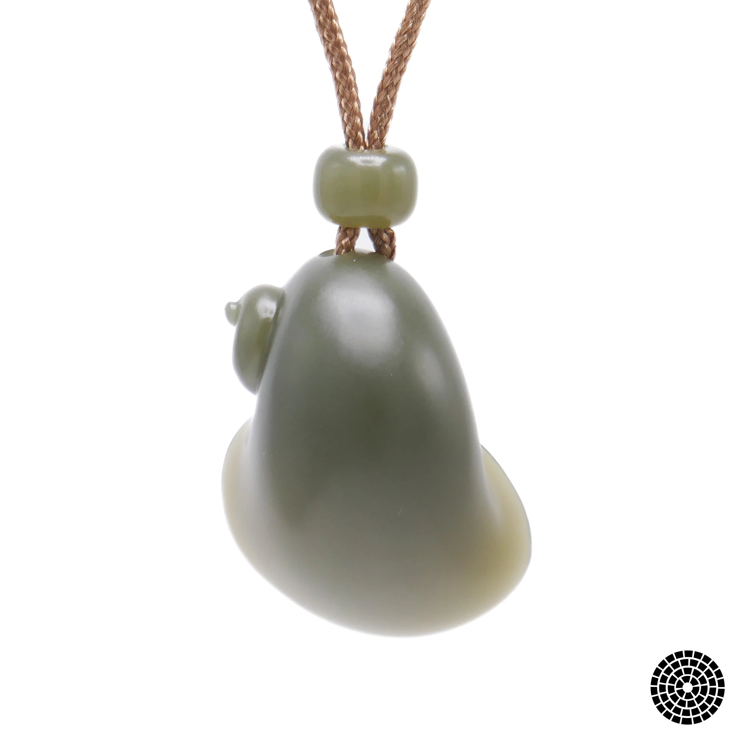 Handmade Jade pendant seashell meander descendant serenity balance wonderment -13.jpg