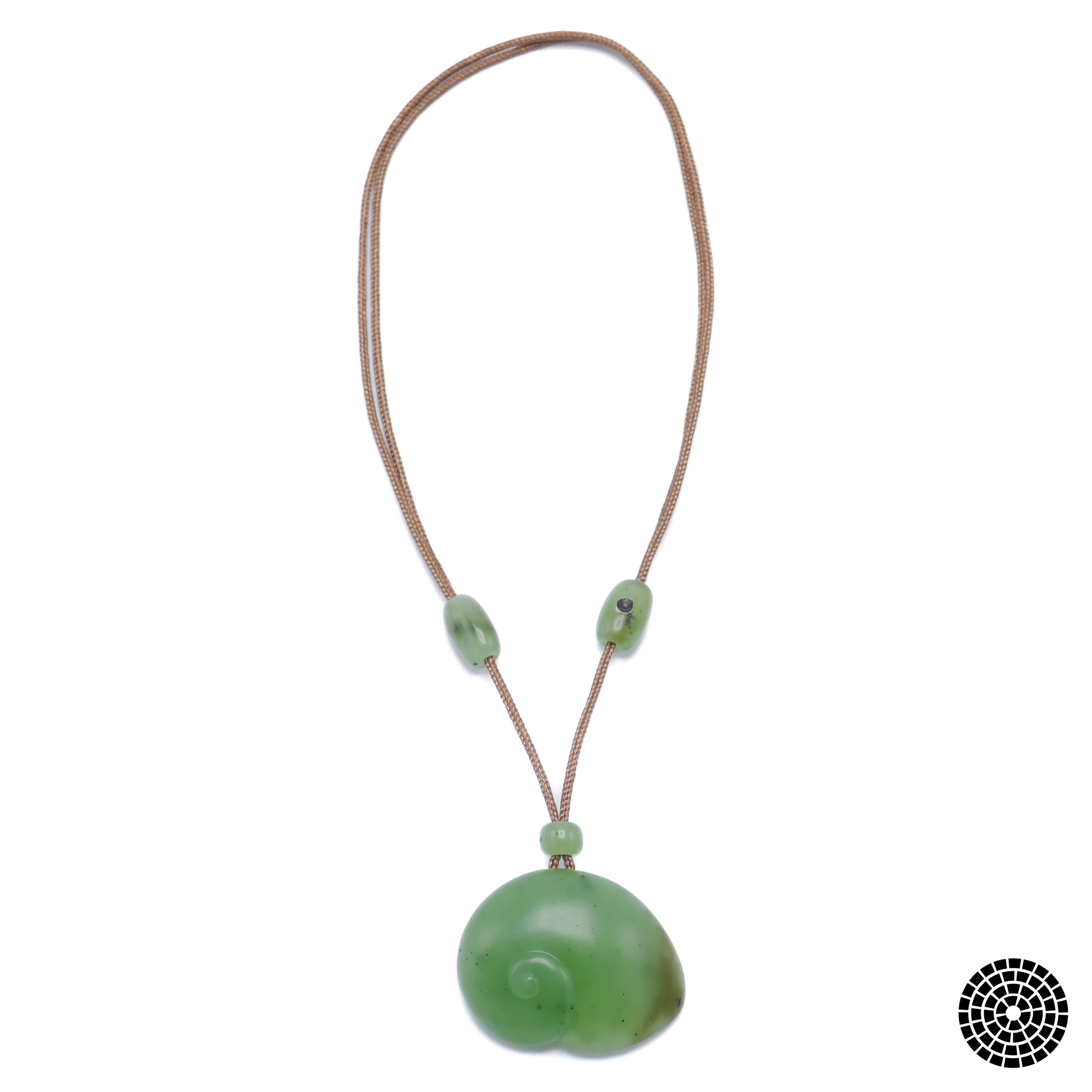 Handmade Jade pendant seashell meander descendant serenity balance wonderment -28.jpg