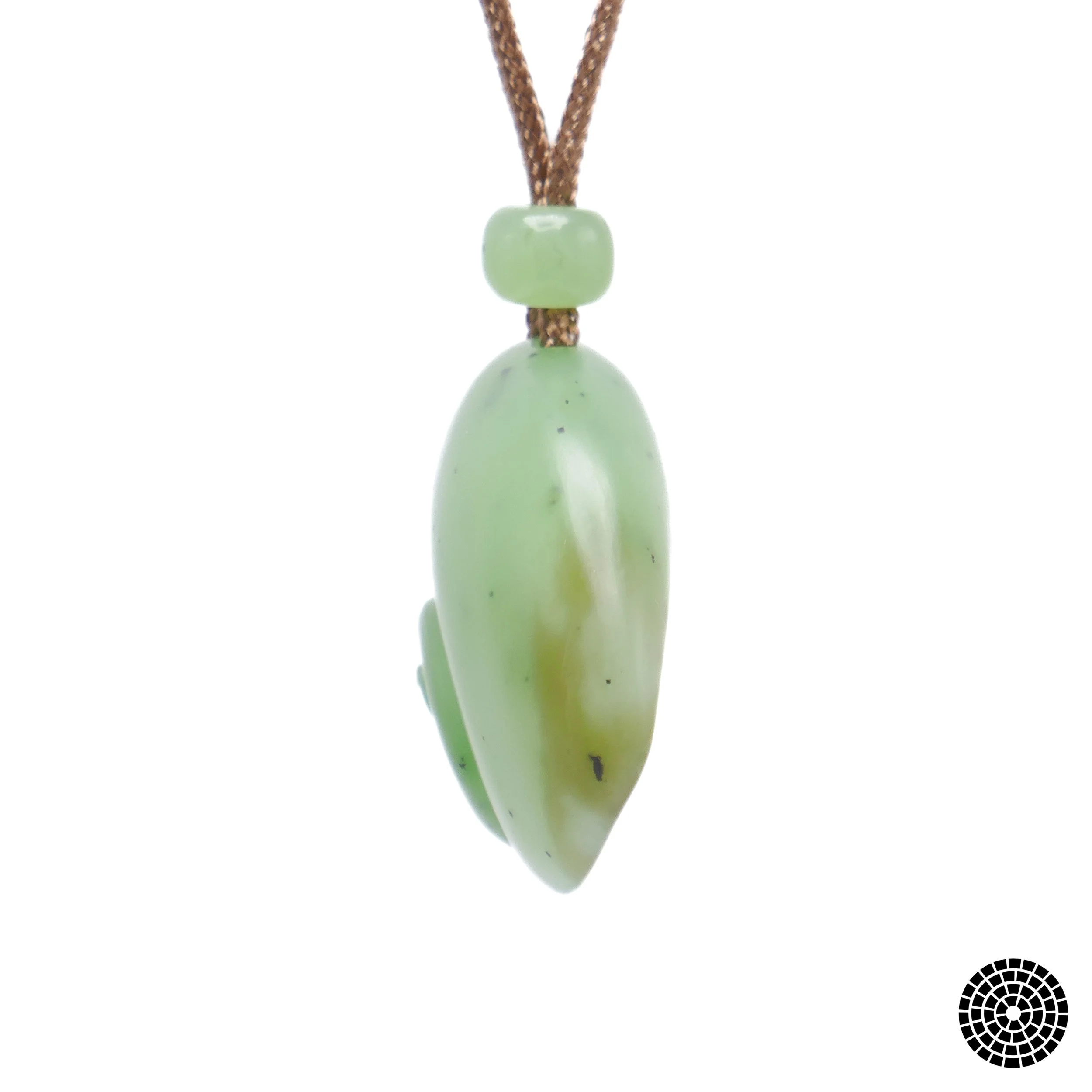 Handmade Jade pendant seashell meander descendant serenity balance wonderment -34.jpg