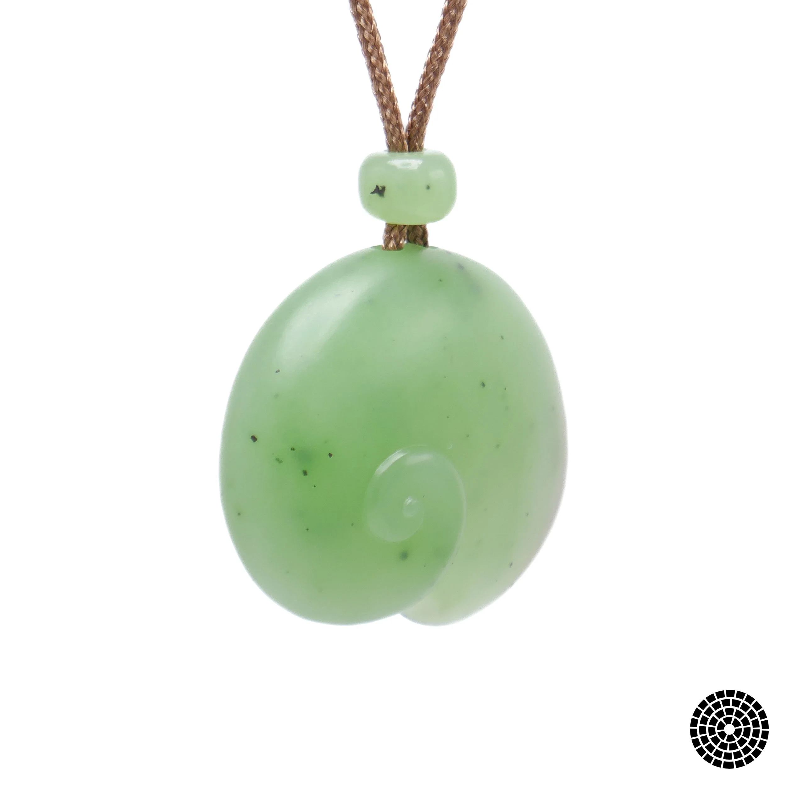 Handmade Jade pendant seashell meander descendant serenity balance wonderment -31.jpg