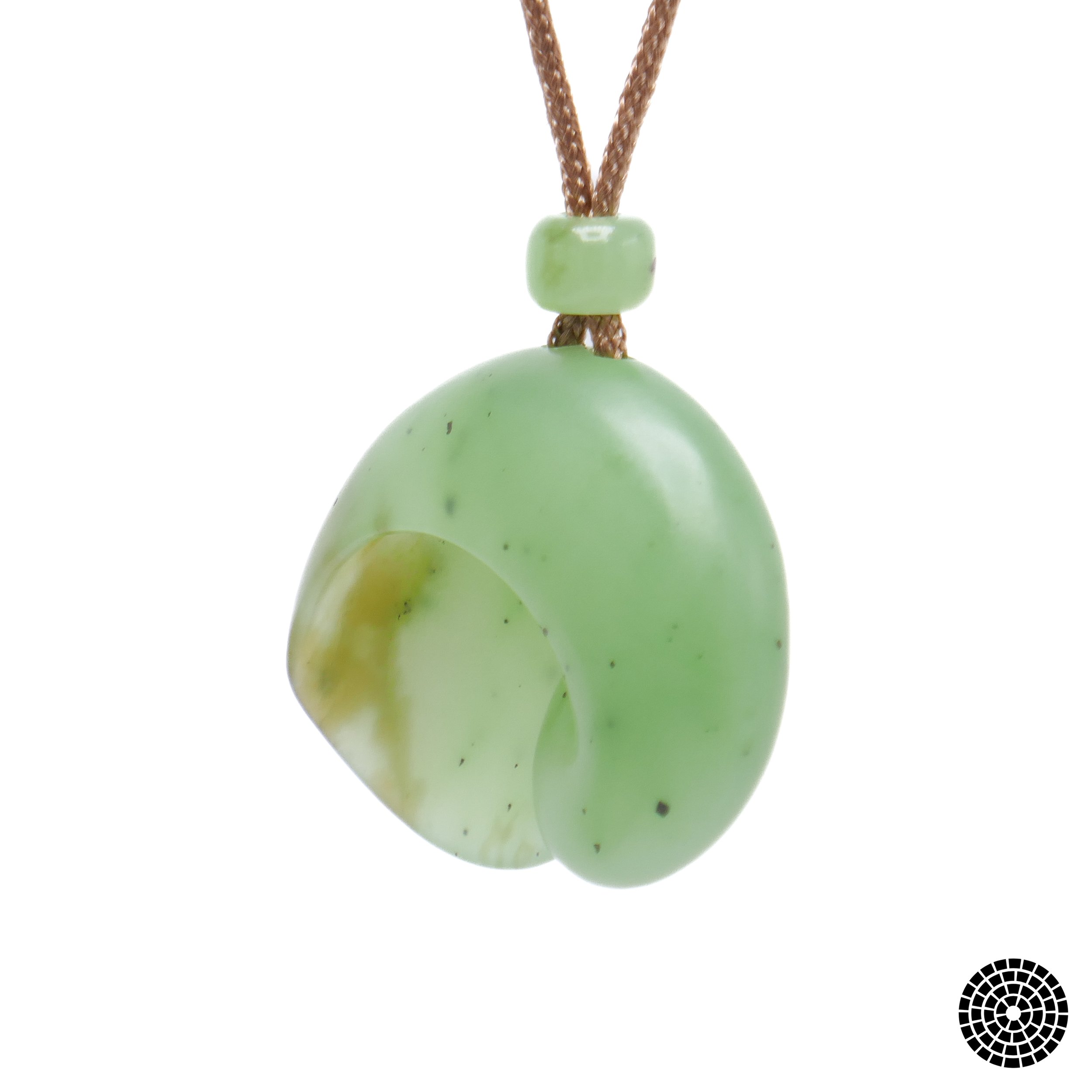 Handmade Jade pendant seashell meander descendant serenity balance wonderment -37.jpg