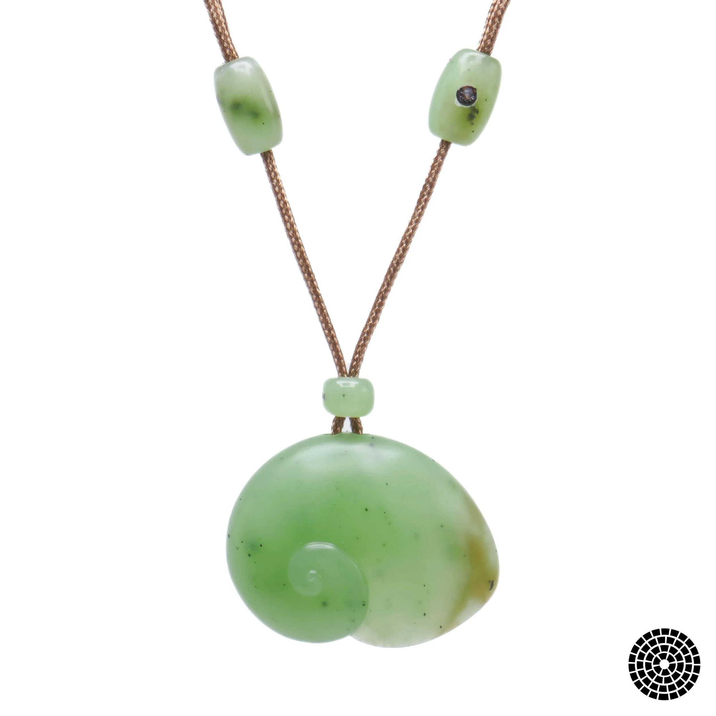 Handmade Jade pendant seashell meander descendant serenity balance wonderment -29.jpg
