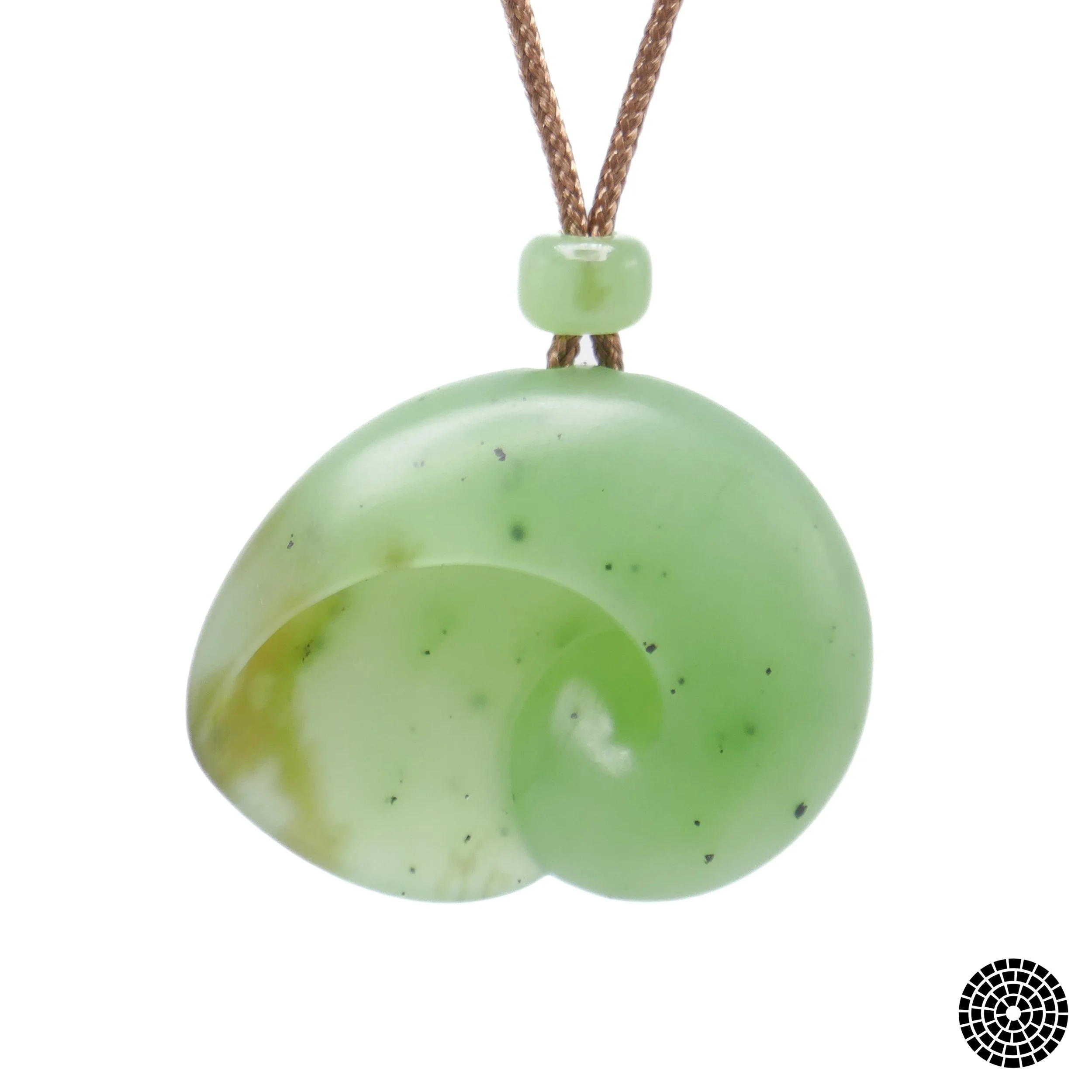 Handmade Jade pendant seashell meander descendant serenity balance wonderment -35.jpg