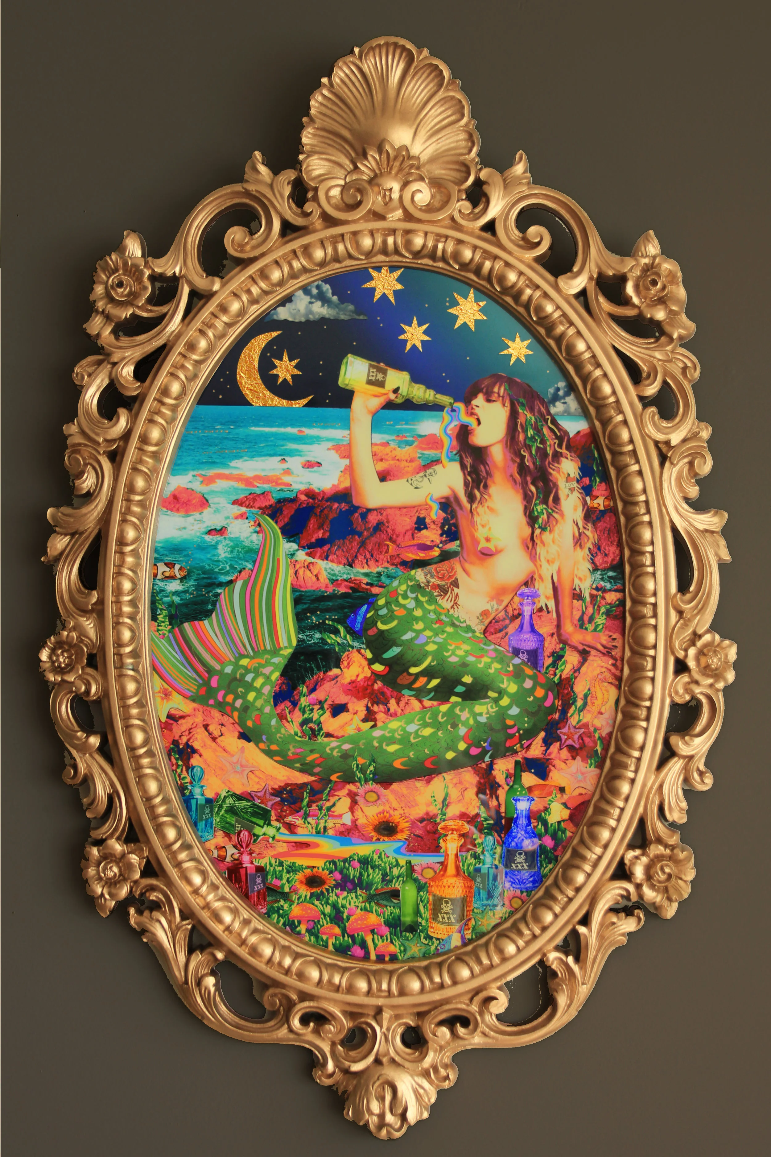 "Midnight Inebriated Delusions" - 13 x 19 (19 x 29" including frame) - Available for Purchase