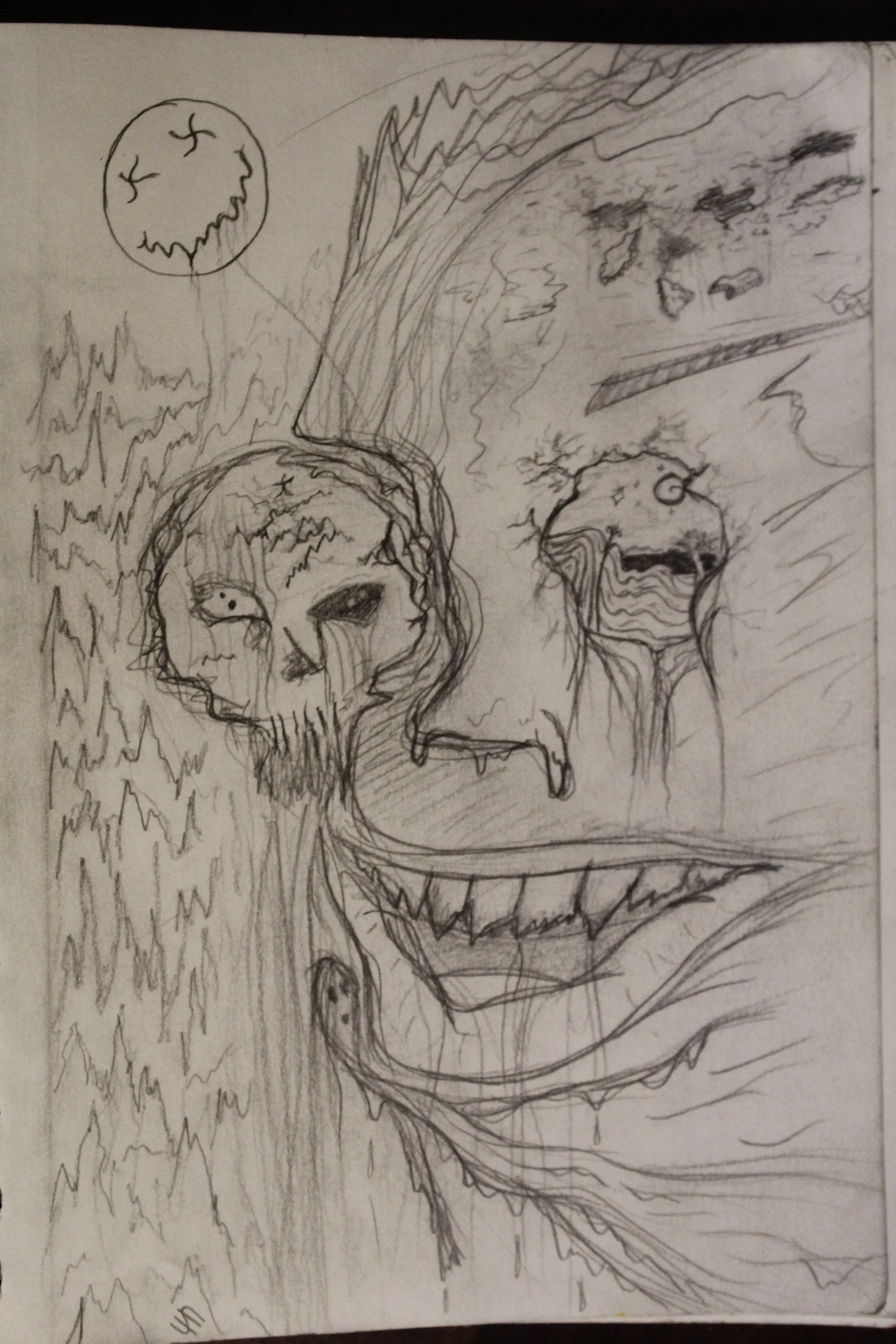 This was from my latest adventure (eh erruh not that i do that stuff, you read my legal thing right? * nervous laughter*) , I really don’t know what I’m drawing until I’m about half-way done with it
