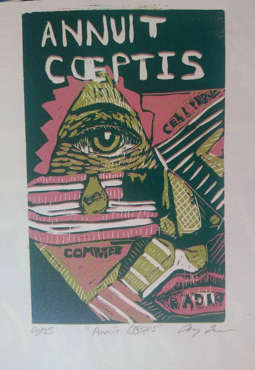 Annuit Coeptis - Andrew Layne -8x10” - $40