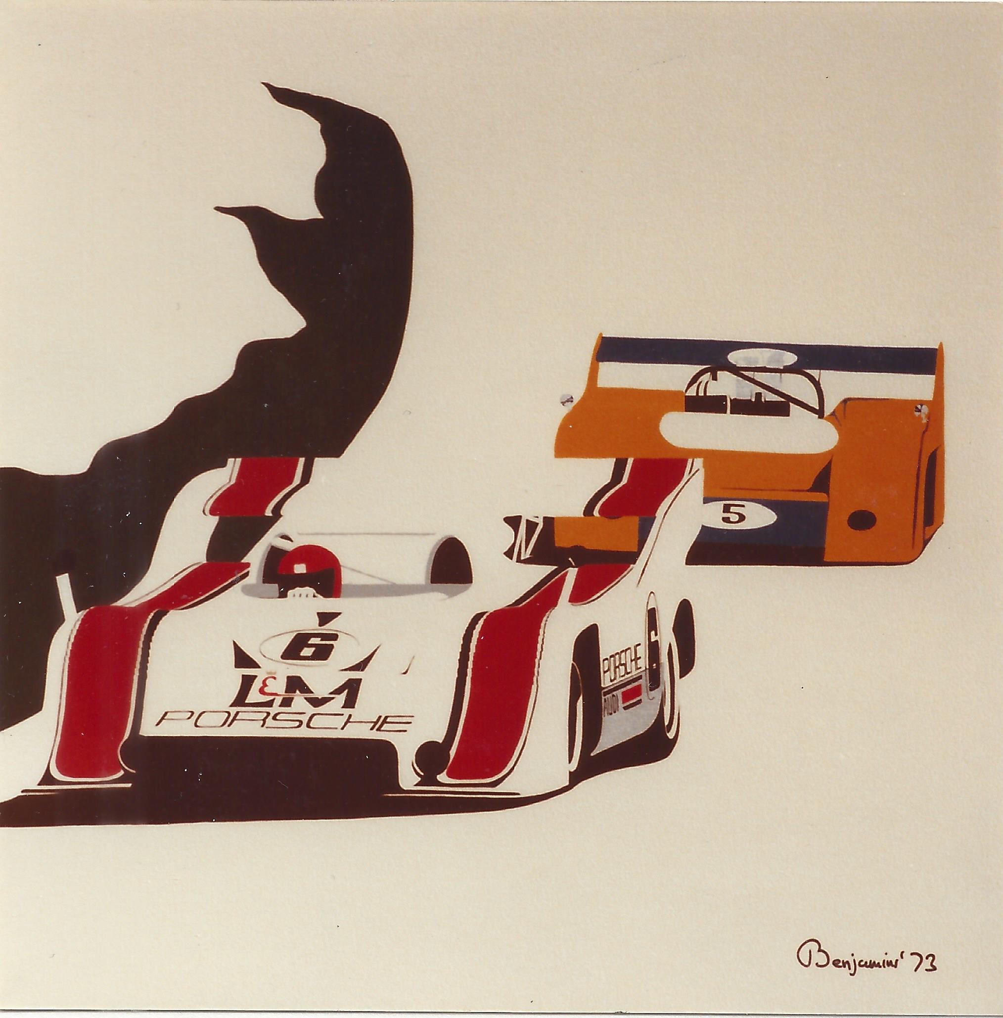 “917-10 vs McLaren” by Arthur Benjamins
