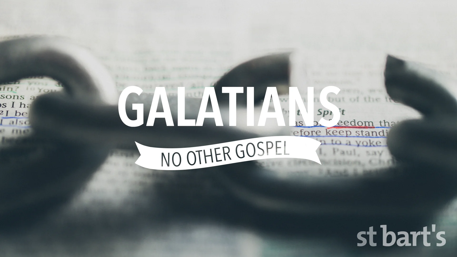 Galatians - No Other Gospel