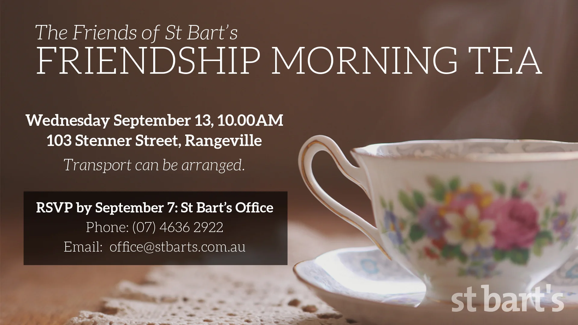Friendship Morning Tea