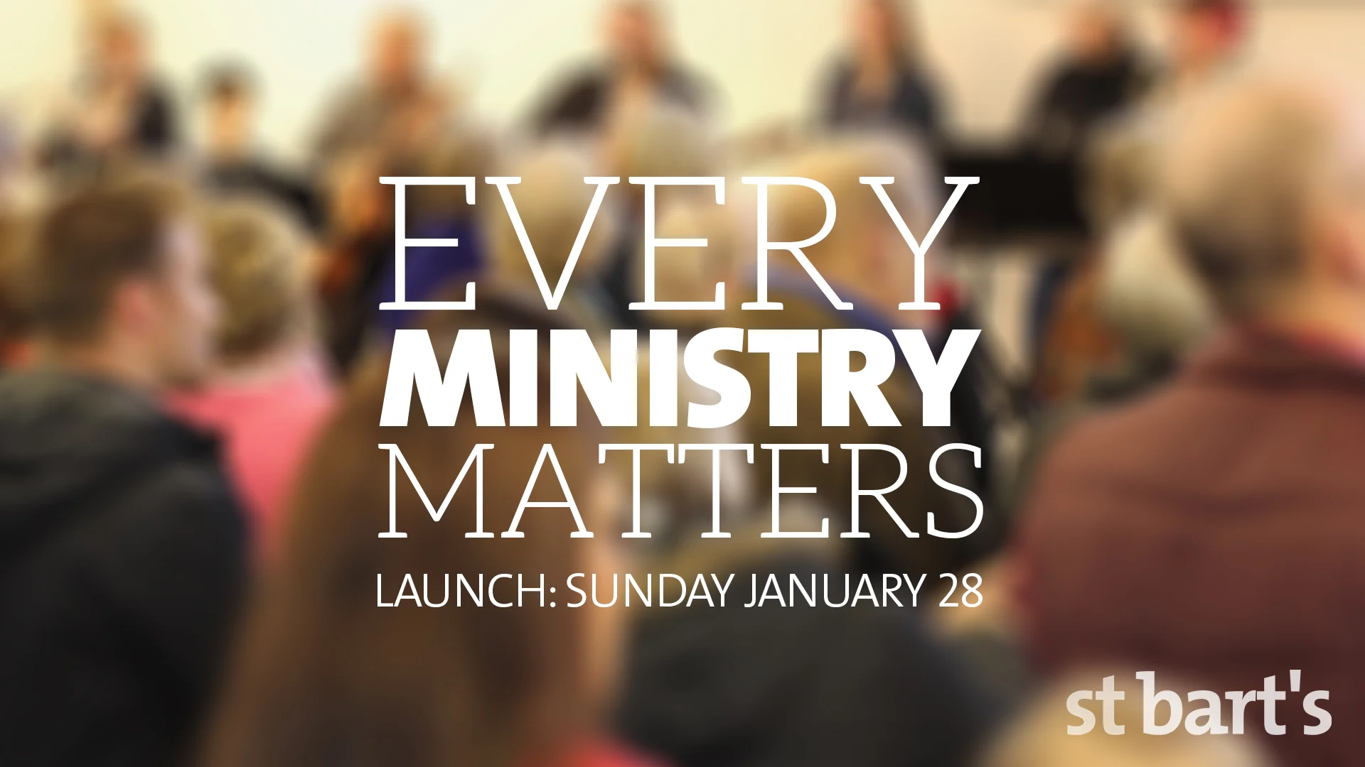Every Ministry Matters Sunday