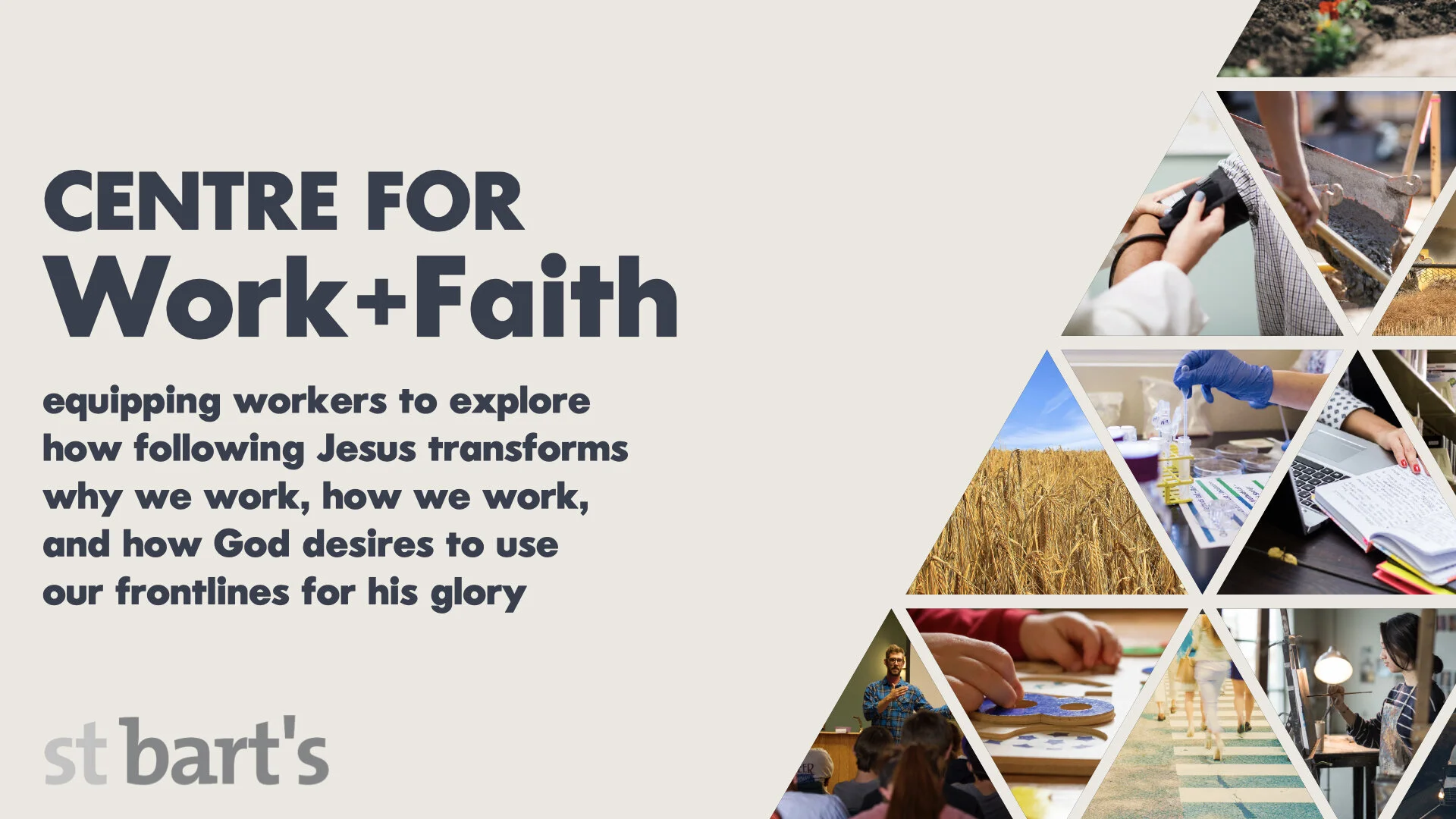 Work + Faith Monthly Meeting
