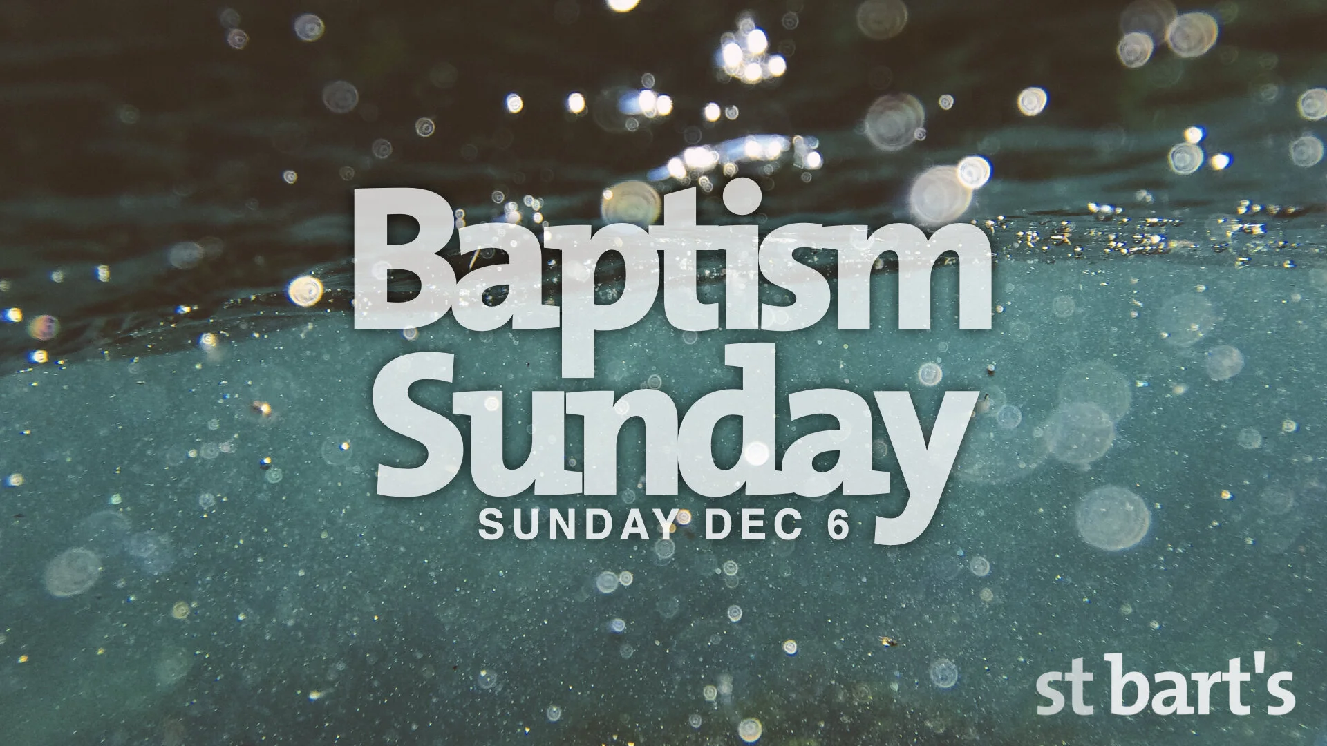 Baptism Sunday: Born Again