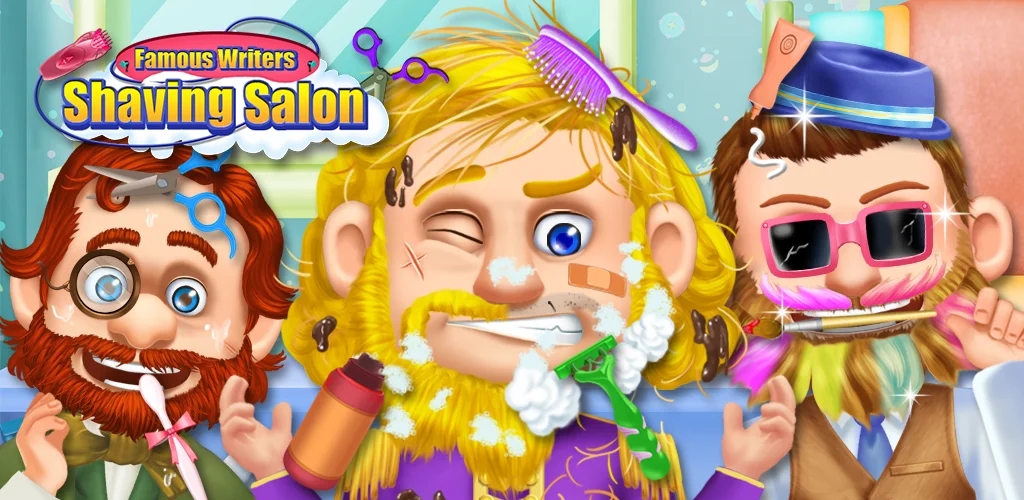 CELEBRITY WRITERS BEARD SALON Guys sometimes need a little help to look cool, and your spa is the perfect place for them to go to get a clean face and a brand new look. Bring them in covered in stubble and frowns, send them home looking cool and handsome with a clean shaven face and perfect hair. It's makeovers, beard style!