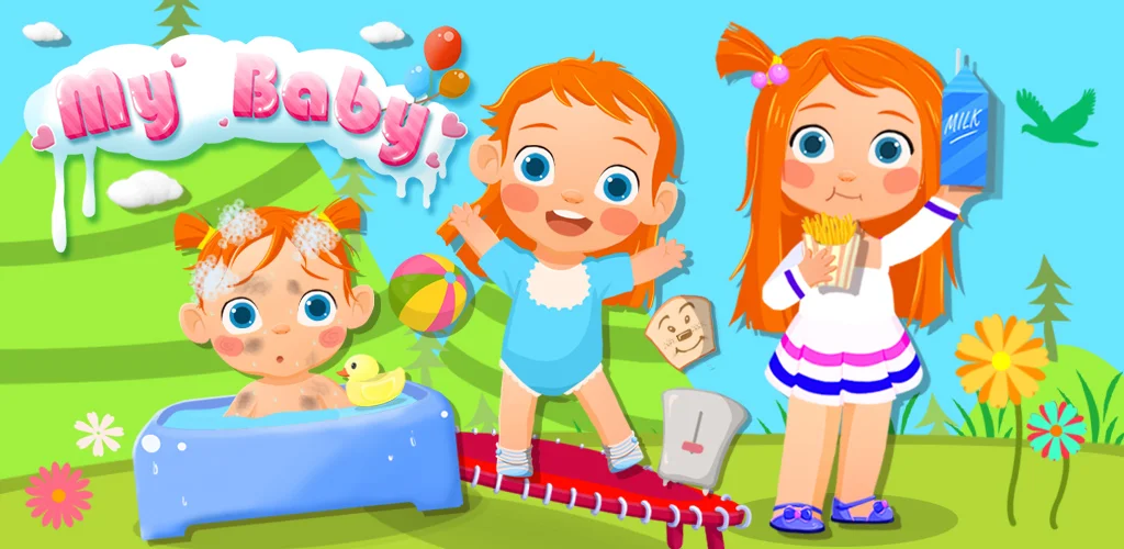 MY BABY™ EARLY CHILDHOOD STORY Come meet your lovely new baby! Name her & Watch your child GROW UP as you play, feed & care for her! With My Baby™ you can experience the magic of being a proud parent! See your baby child develop into a beautiful girl. 