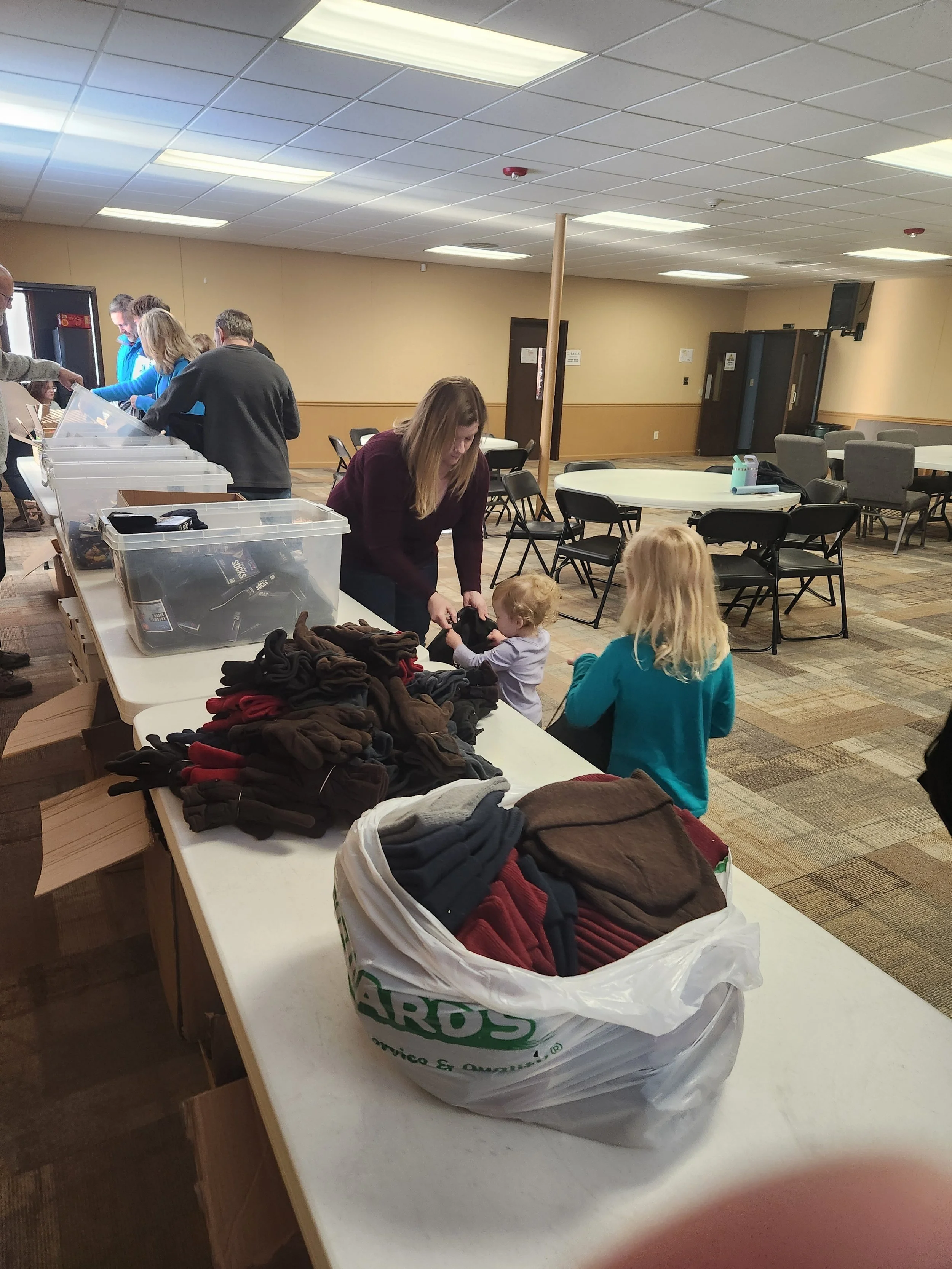 Blessing Bag assembly Jan 2024
