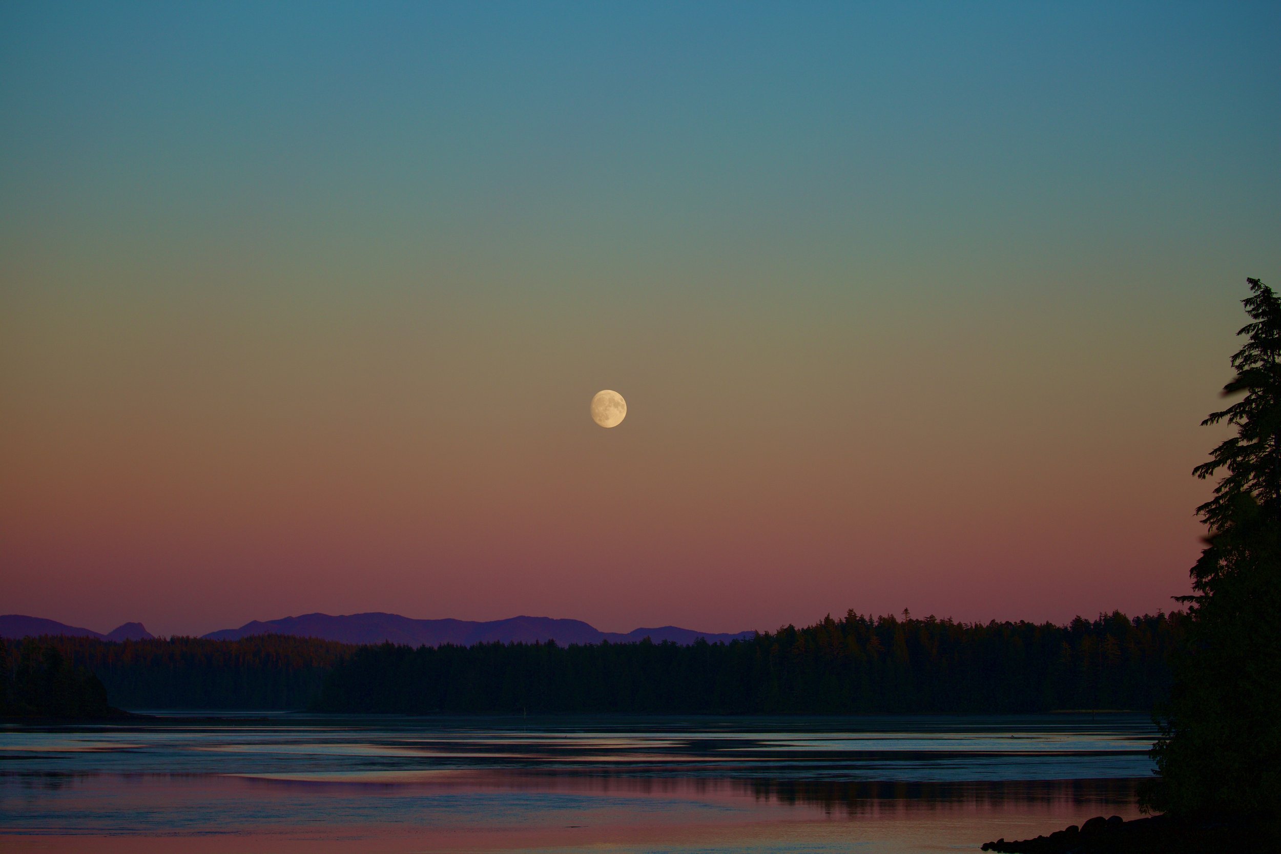 Sunset on Browning Passage in Tofino