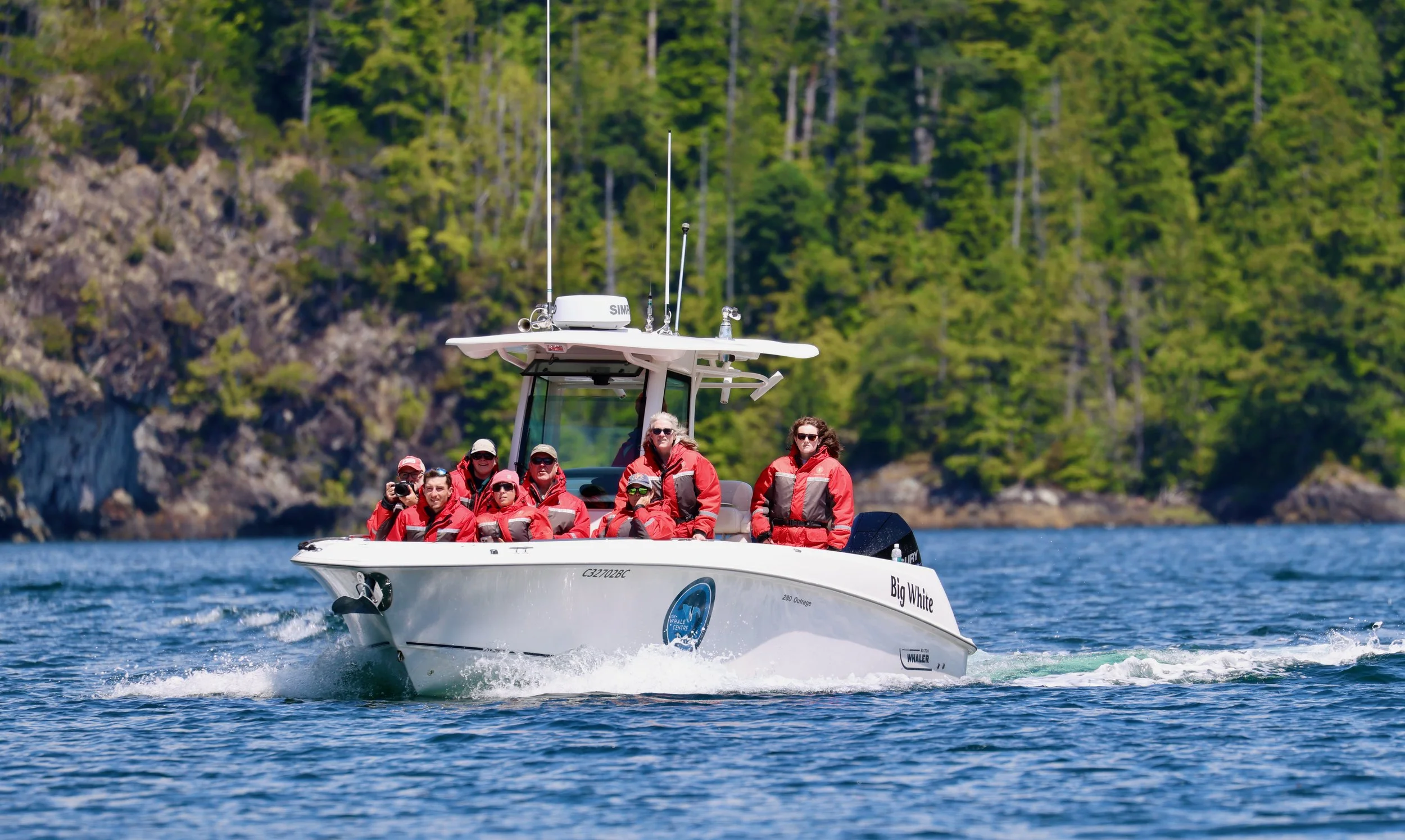 Whale Watching Boat in Tofino
