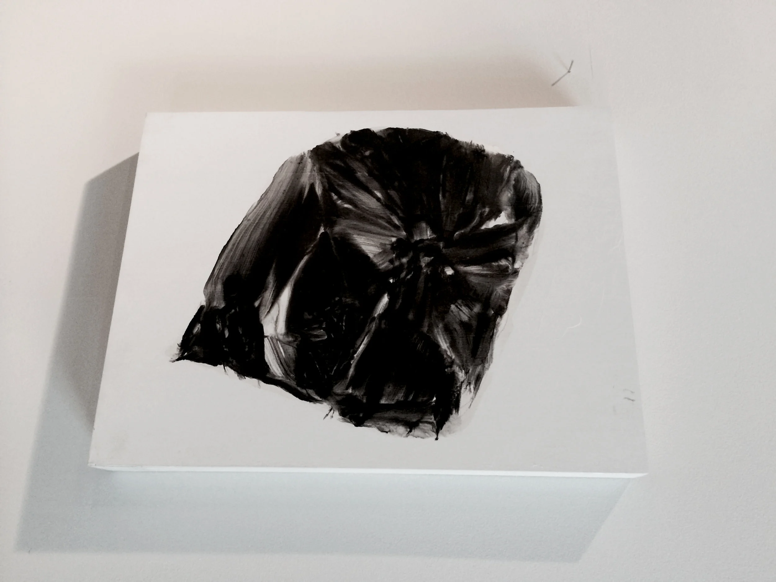 De la série des sacs Huile sur panneau