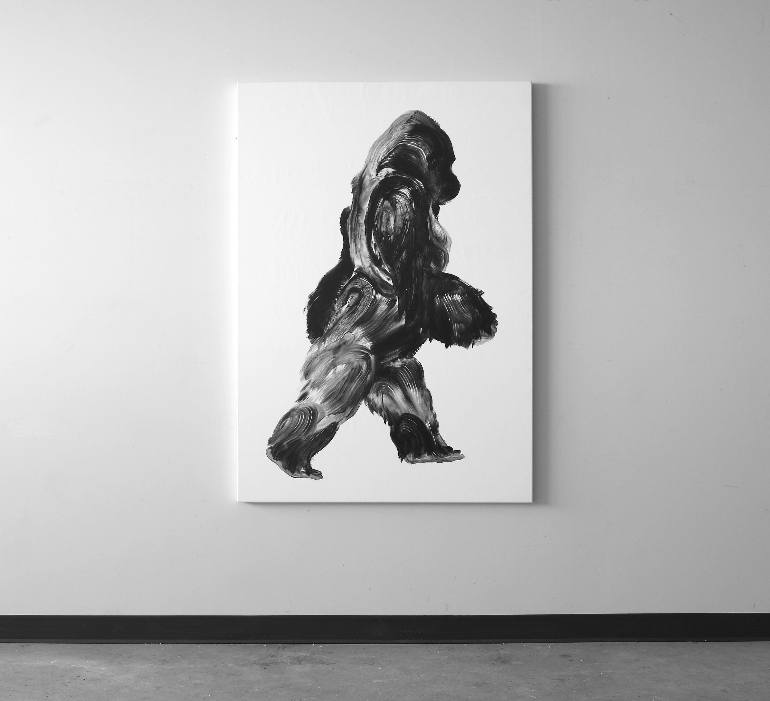  Silverback No 2  Huile sur toile  42 X 60 in /&nbsp;107 X 152 cm       