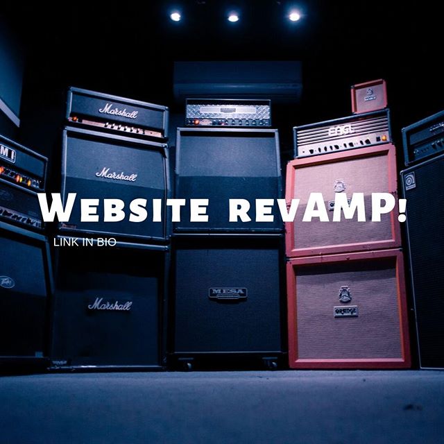 The MMProductions website just had a revAMP🧛&zwj;♂️🦇
Head over to check out pics of the new studio and get in contact to book a session! Link in bio 💬
.
.
.
.
.
.
.
#studio #recordingstudio #amps #puns #music #website #sound #audioengineer #studio