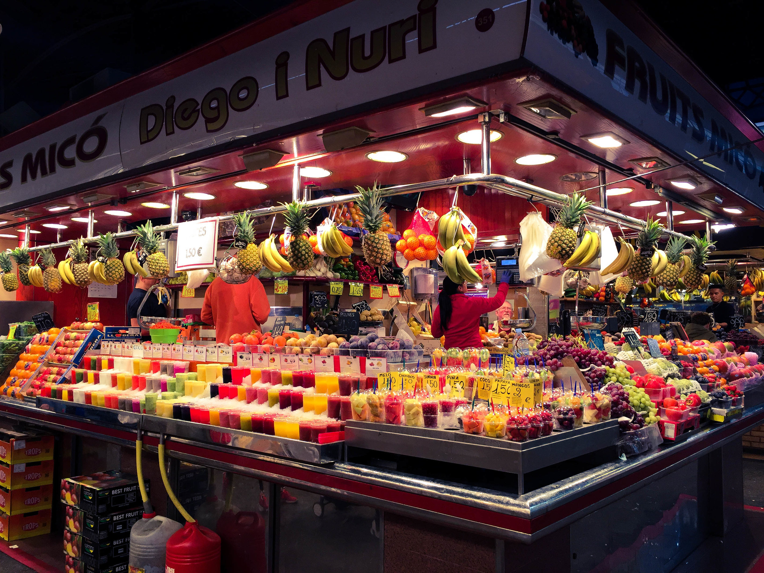 Fruit Stand :: Barcelona, Spain